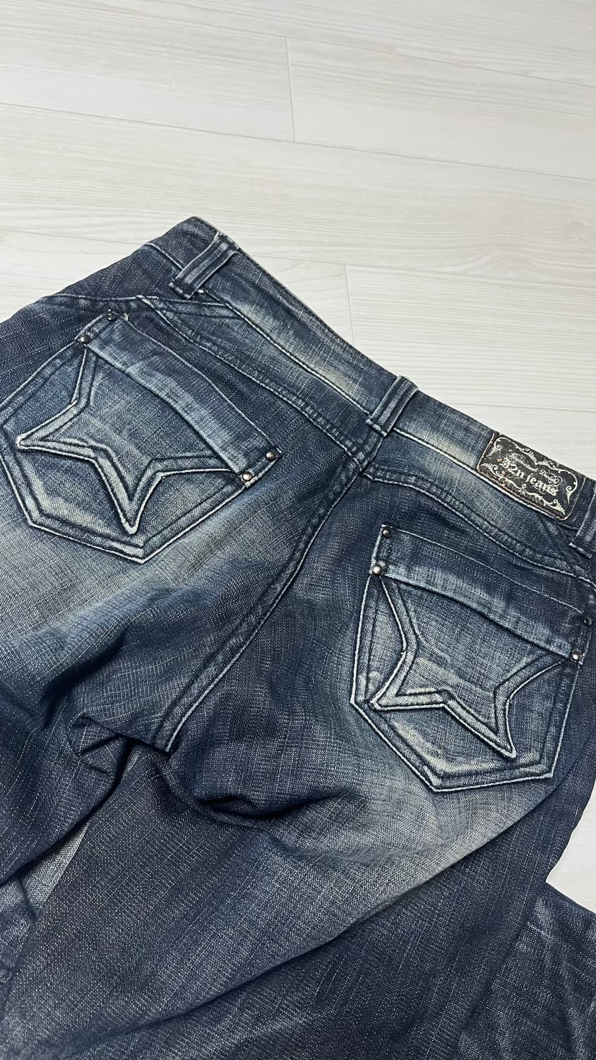 i2n 워싱 중청 레귤러핏 상품이미지3