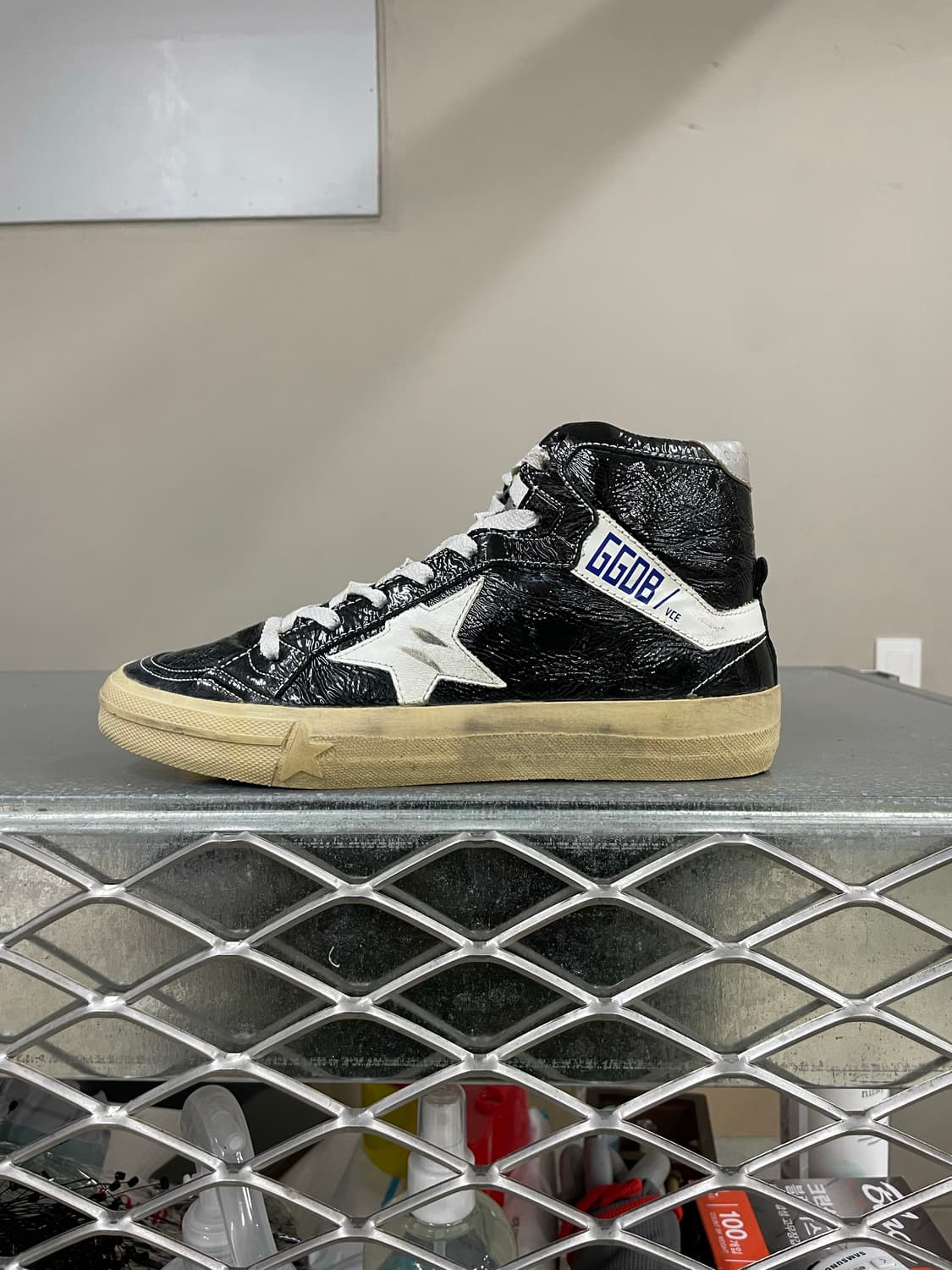 골든구스 2.12 하이탑 스니커즈 블랙 36 상품이미지1