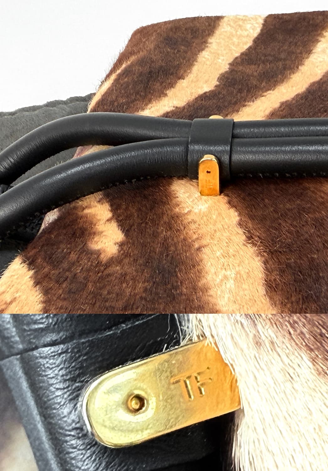 Tom Ford Zebra Ponyhair Evening Bag 상품이미지6