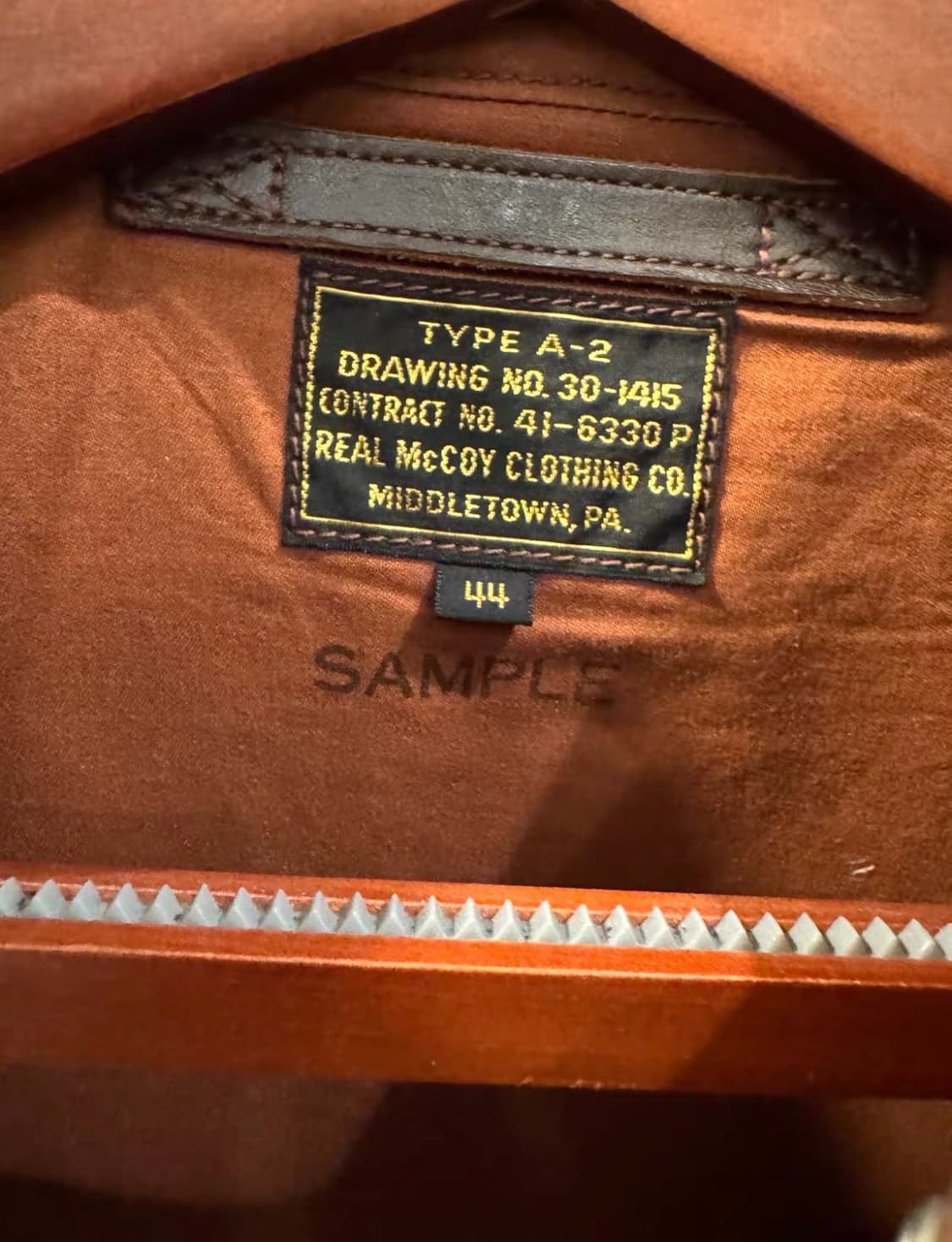 리얼 맥코이 a2 가죽 자켓 44 상품이미지7