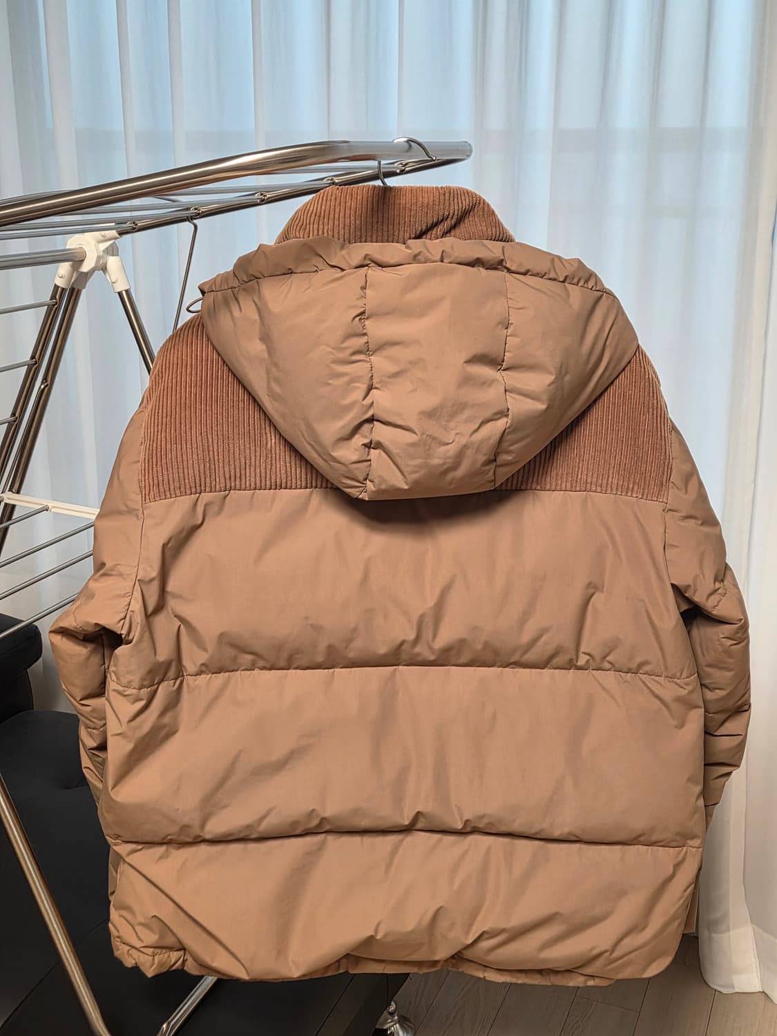 컬럼비아 옴니히트 코듀로이 덕다운 패딩 M 상품이미지6