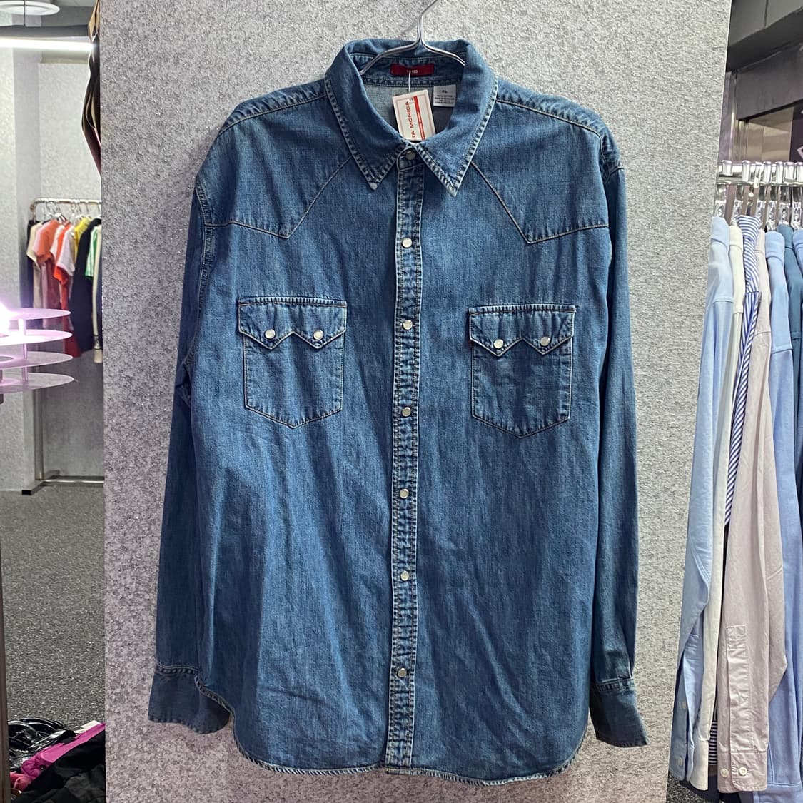 리바이스 투포켓 버튼 데님 셔츠 B3336 상품이미지2