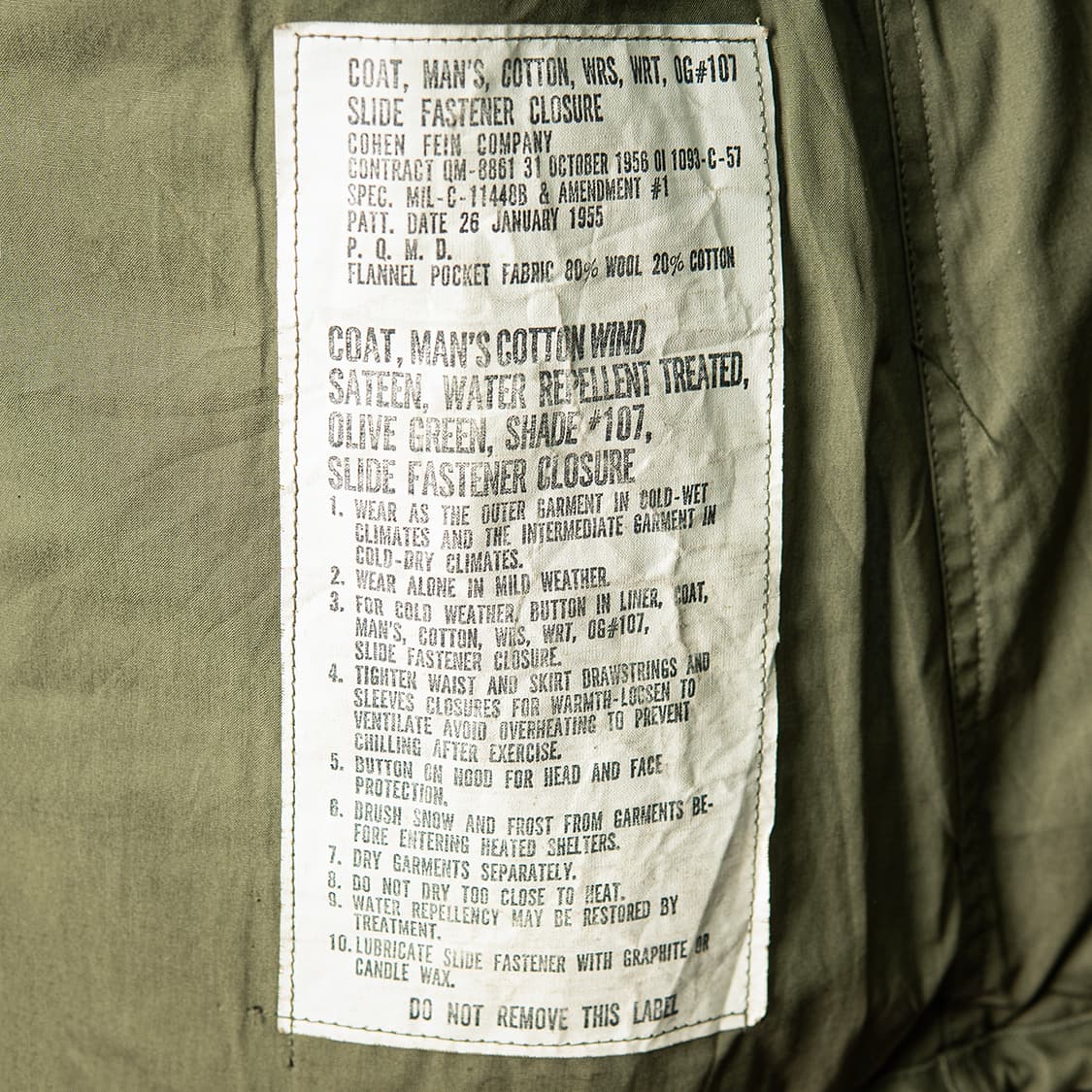 [107] 50s 미군 M51 필드자켓 오리지널 8405-255-8590 상품이미지9