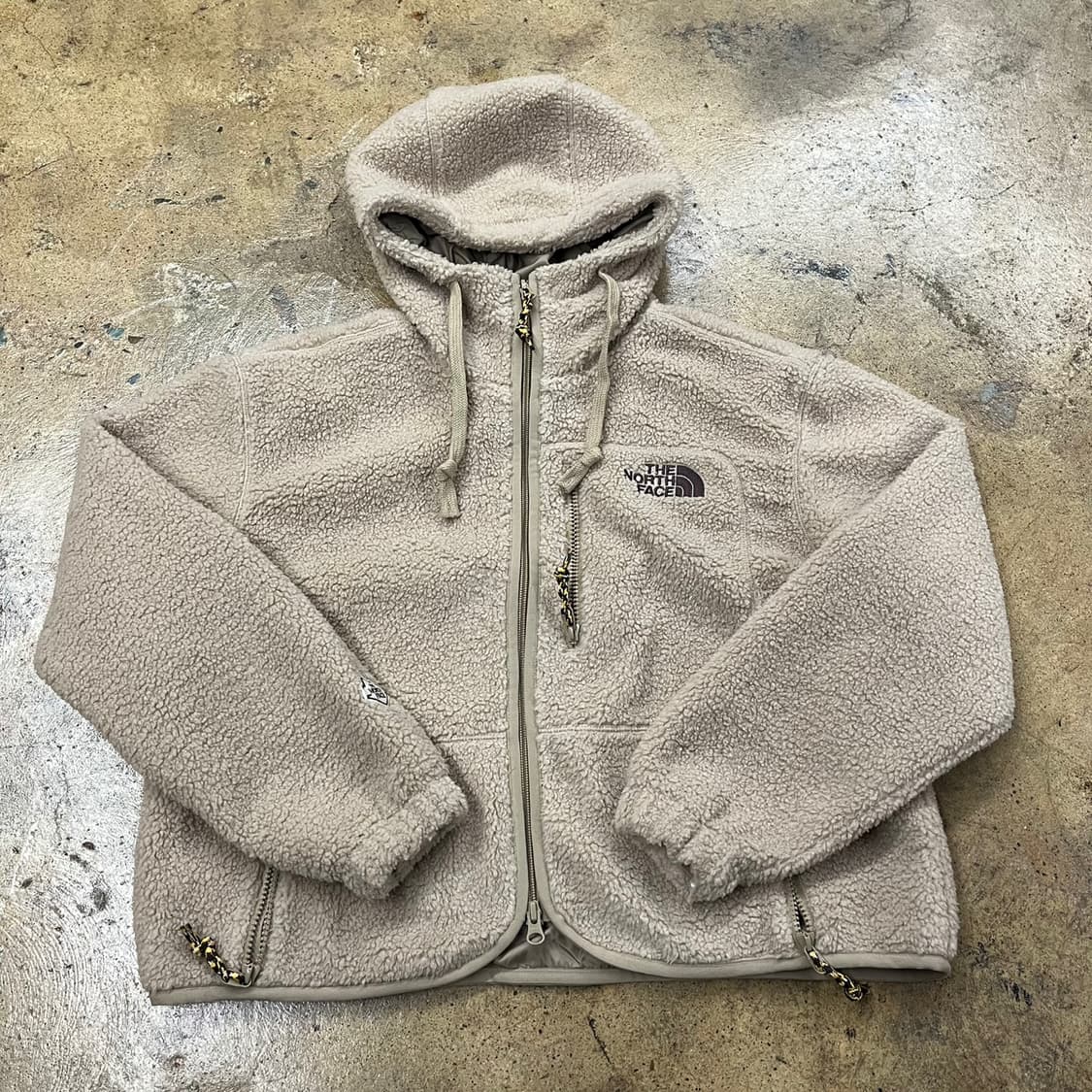 [정품/S] 노스페이스 후리스 후드 집업 베이지 b8 상품이미지2