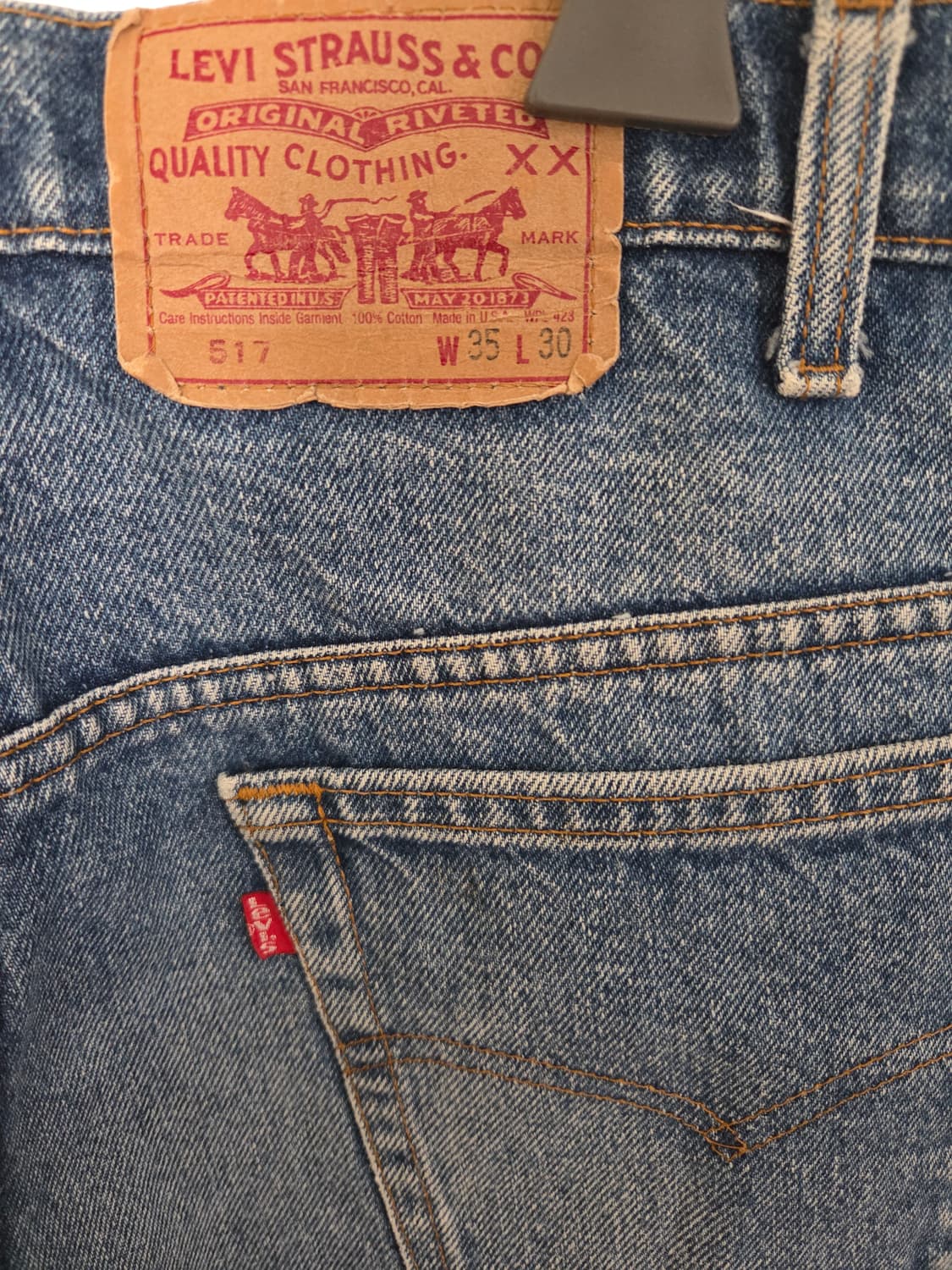 90's usa 리바이스 517 35×30 상품이미지5