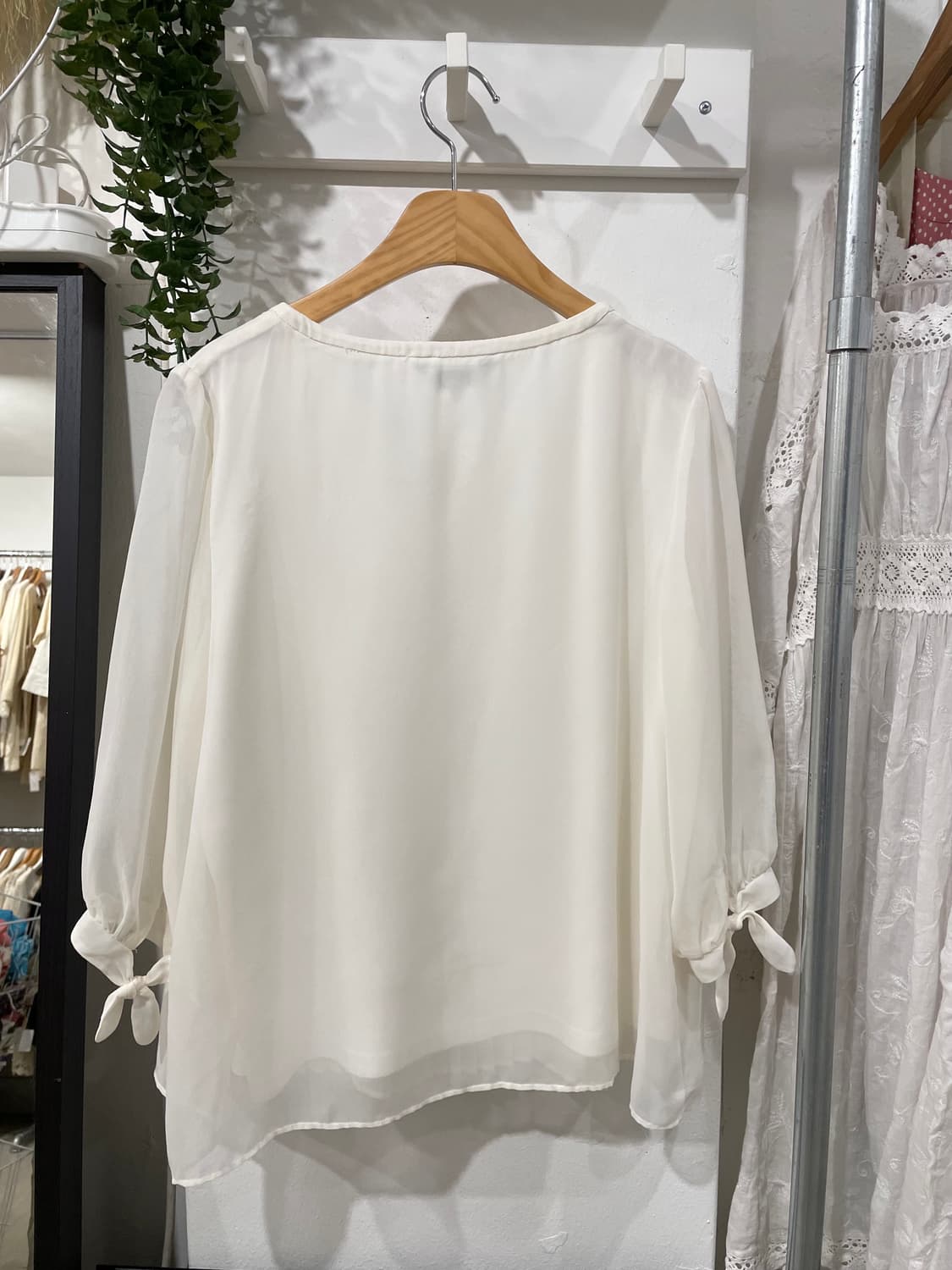 pleats ribbon blouse 상품이미지9