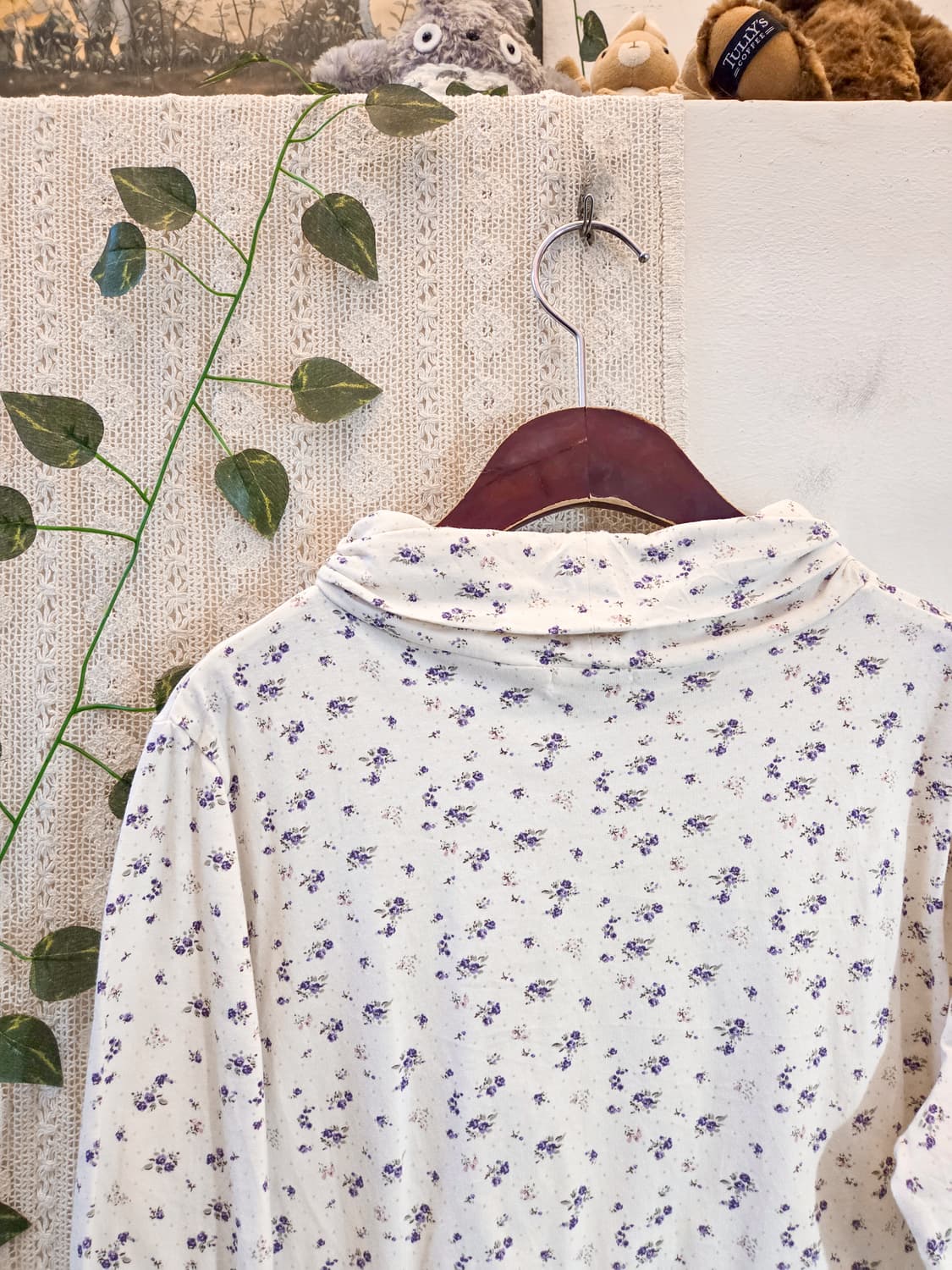 잔꽃 목폴라 슬리브 상품이미지6