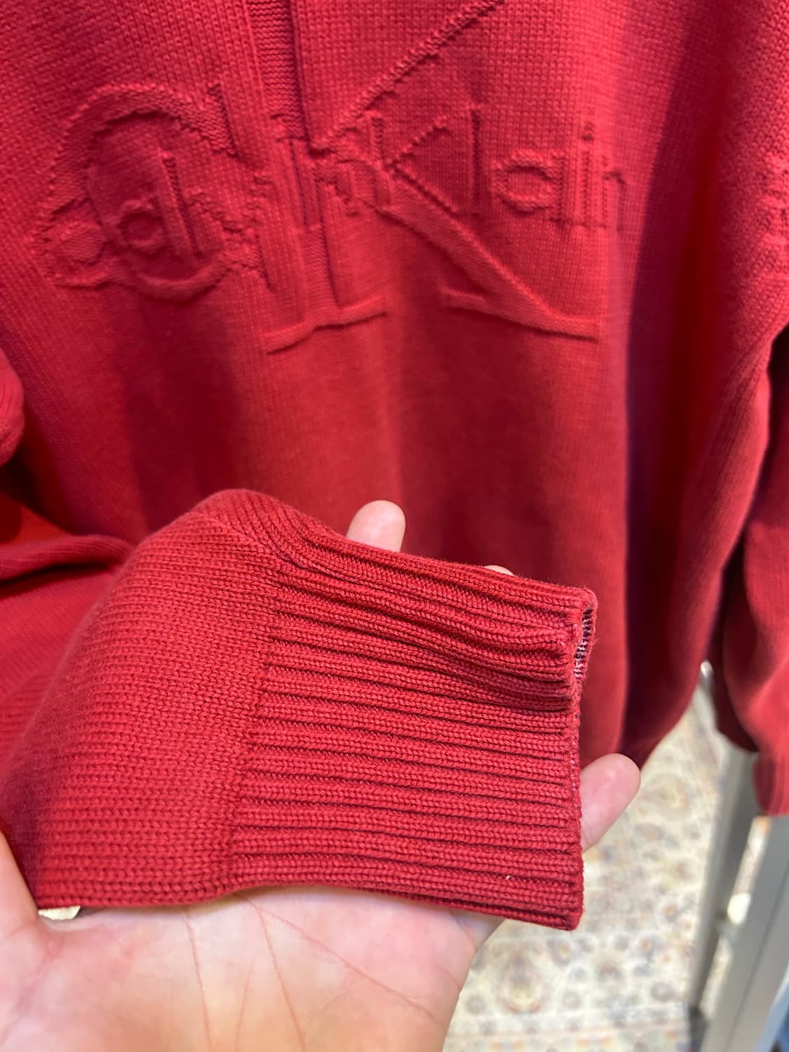 캘빈클라인 하프집업니트 상품이미지3