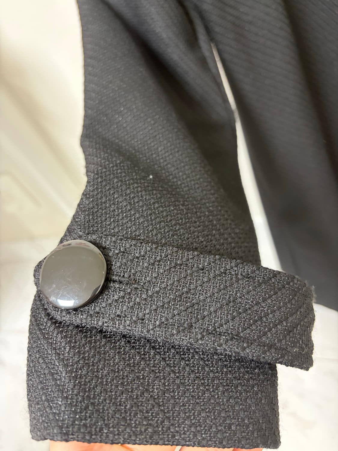 빈티지 폼폼 블랙 코트  상품이미지4