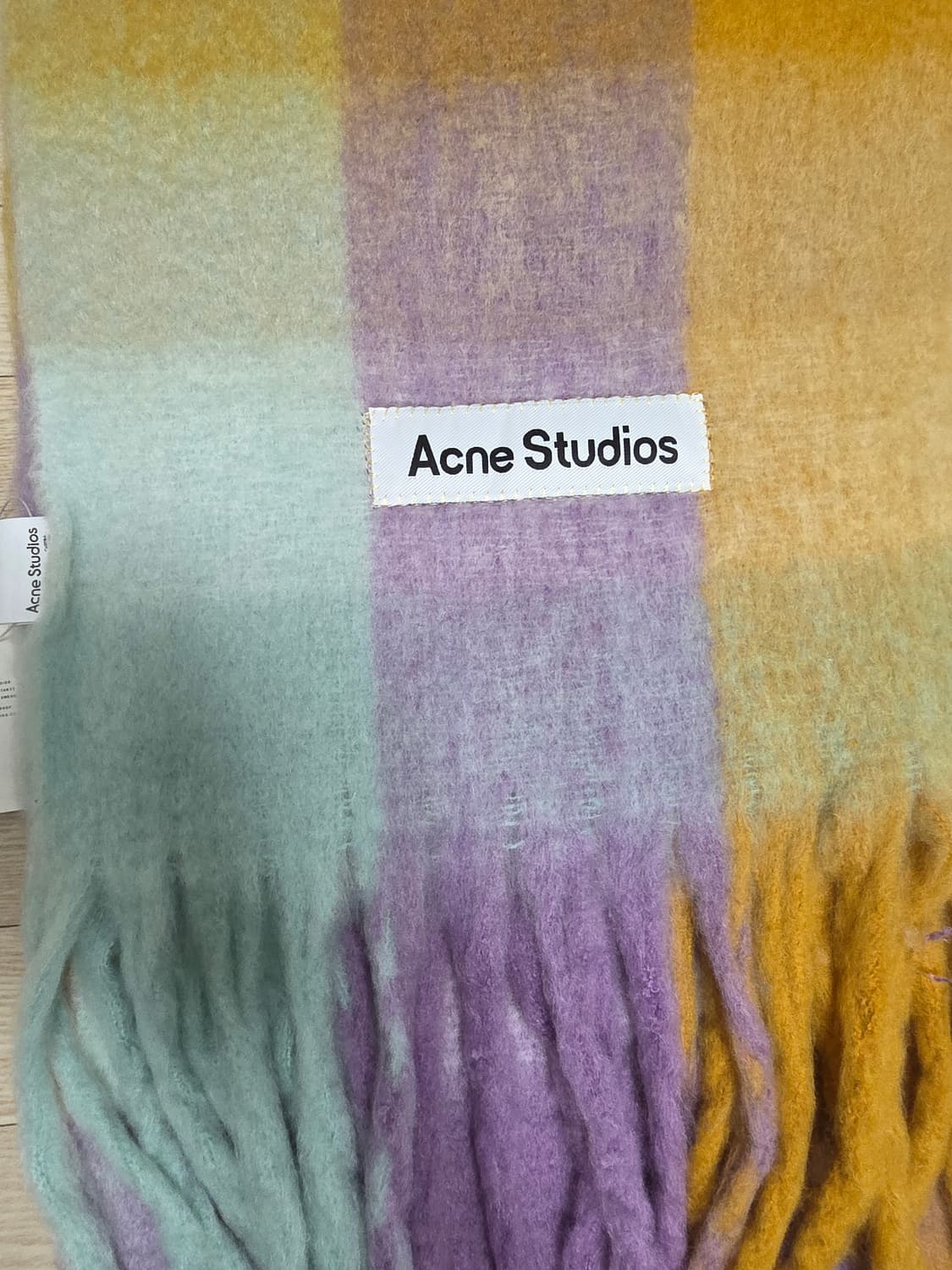 Acne Studios 머플러 (퍼플/민트/옐로우 믹스) 상품이미지6