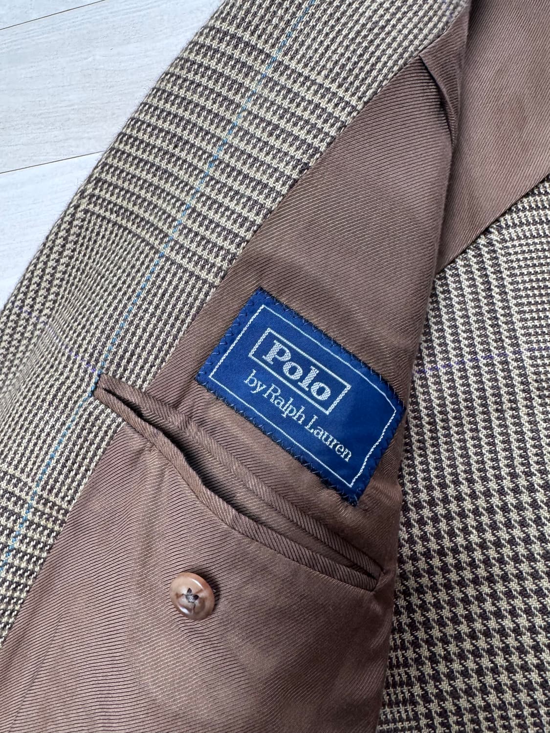 폴로 랄프로렌 더블 블레이저 자켓 글렌체크  (택달린 새상품 미개봉) 상품이미지4