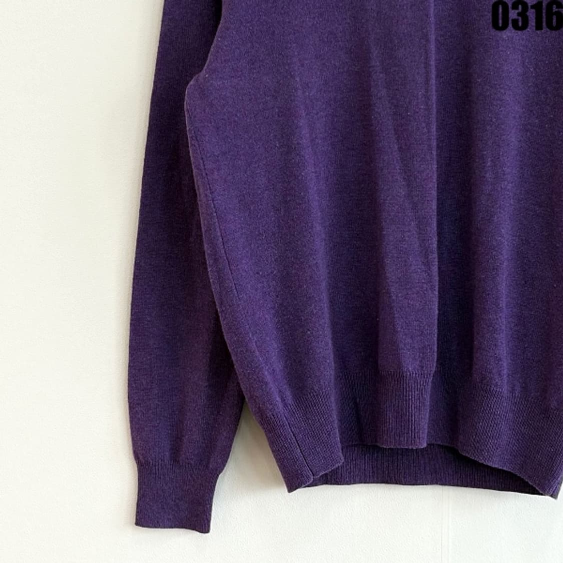 폴로 랄프로렌 메리노 울 브이넥 니트 M 0316 상품이미지3