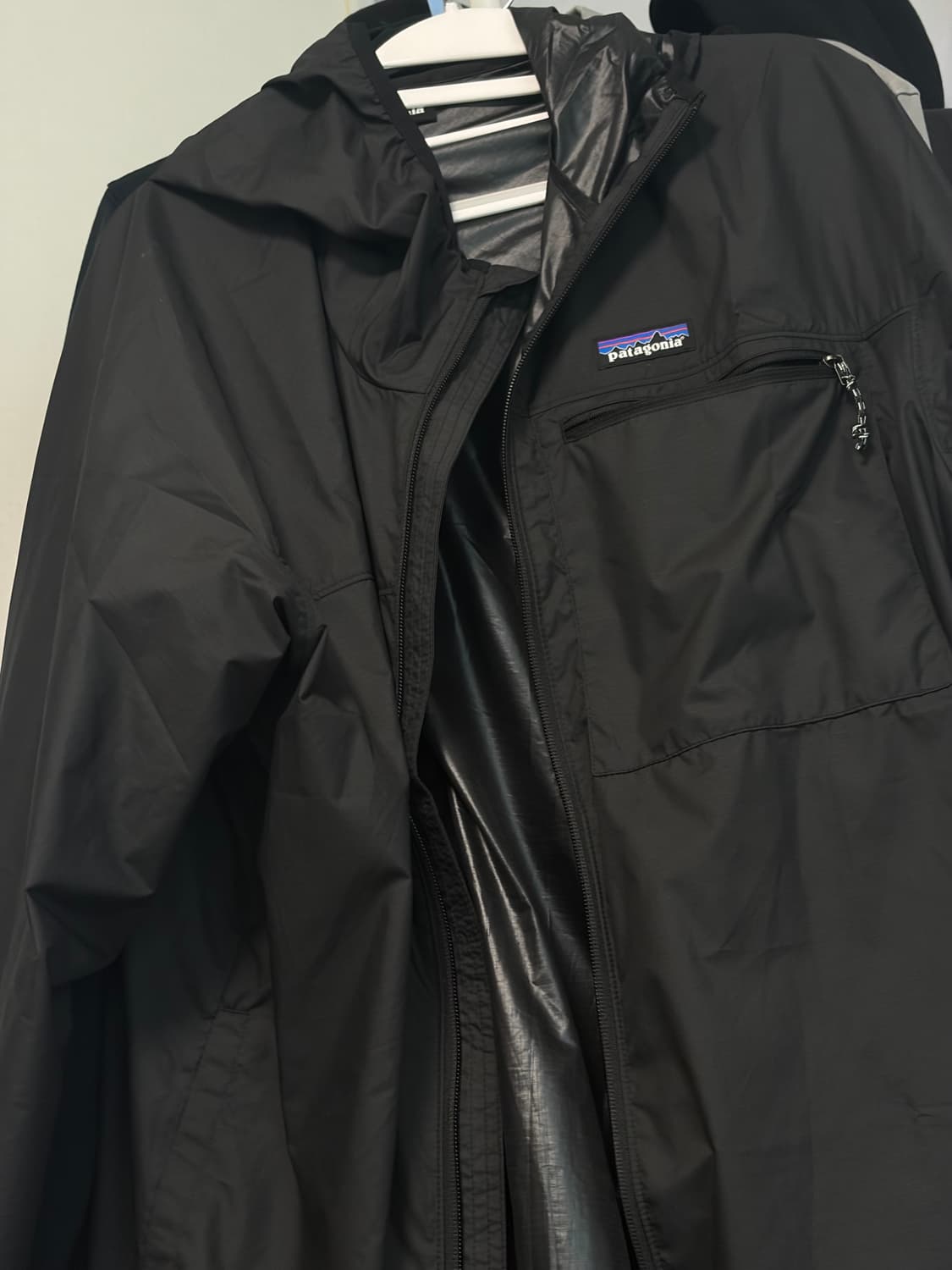 파타고니아 라이트 배리어블 바람막이 L 블랙 상품이미지3
