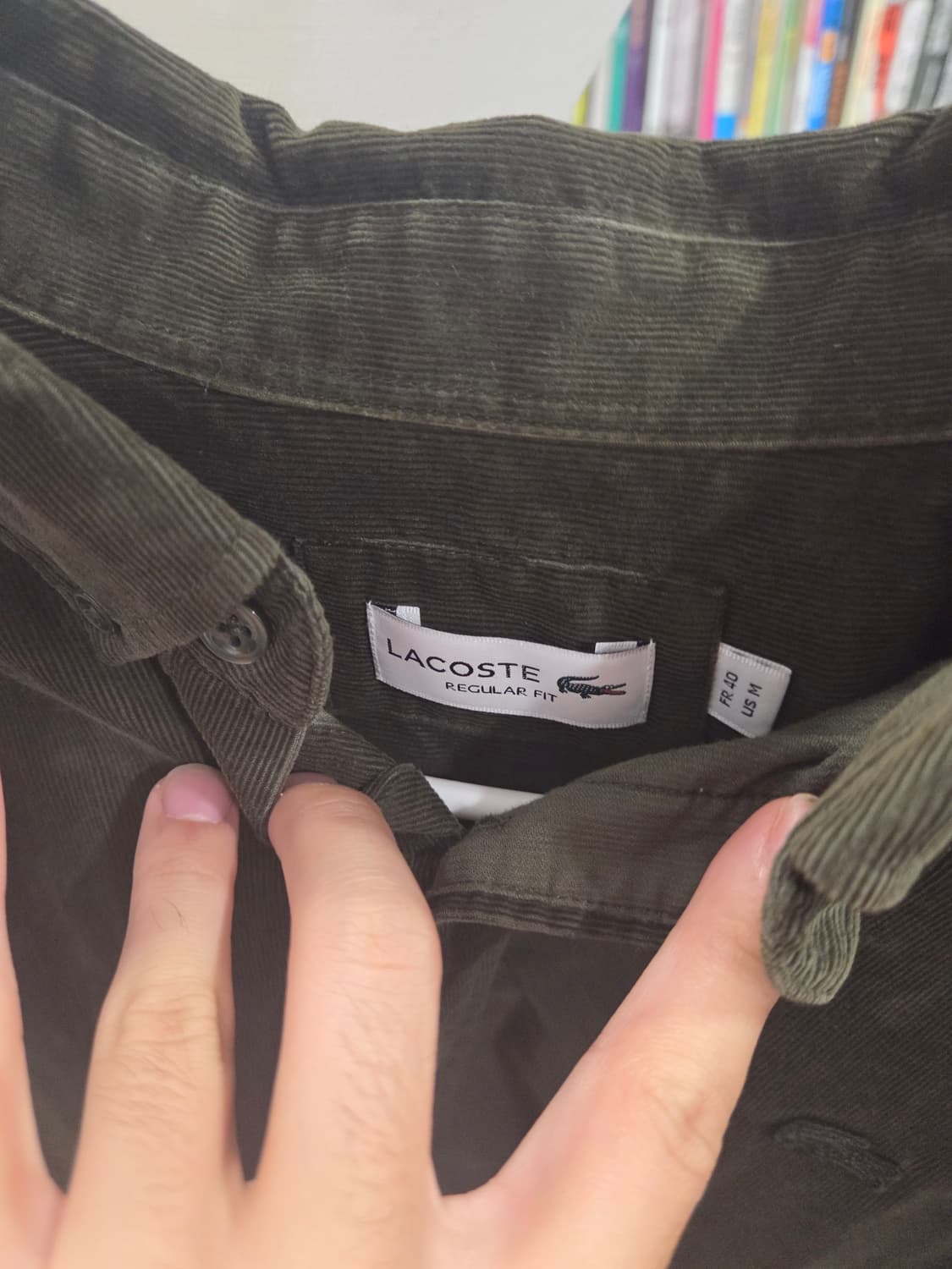 라코스테 카키셔츠 상품이미지2