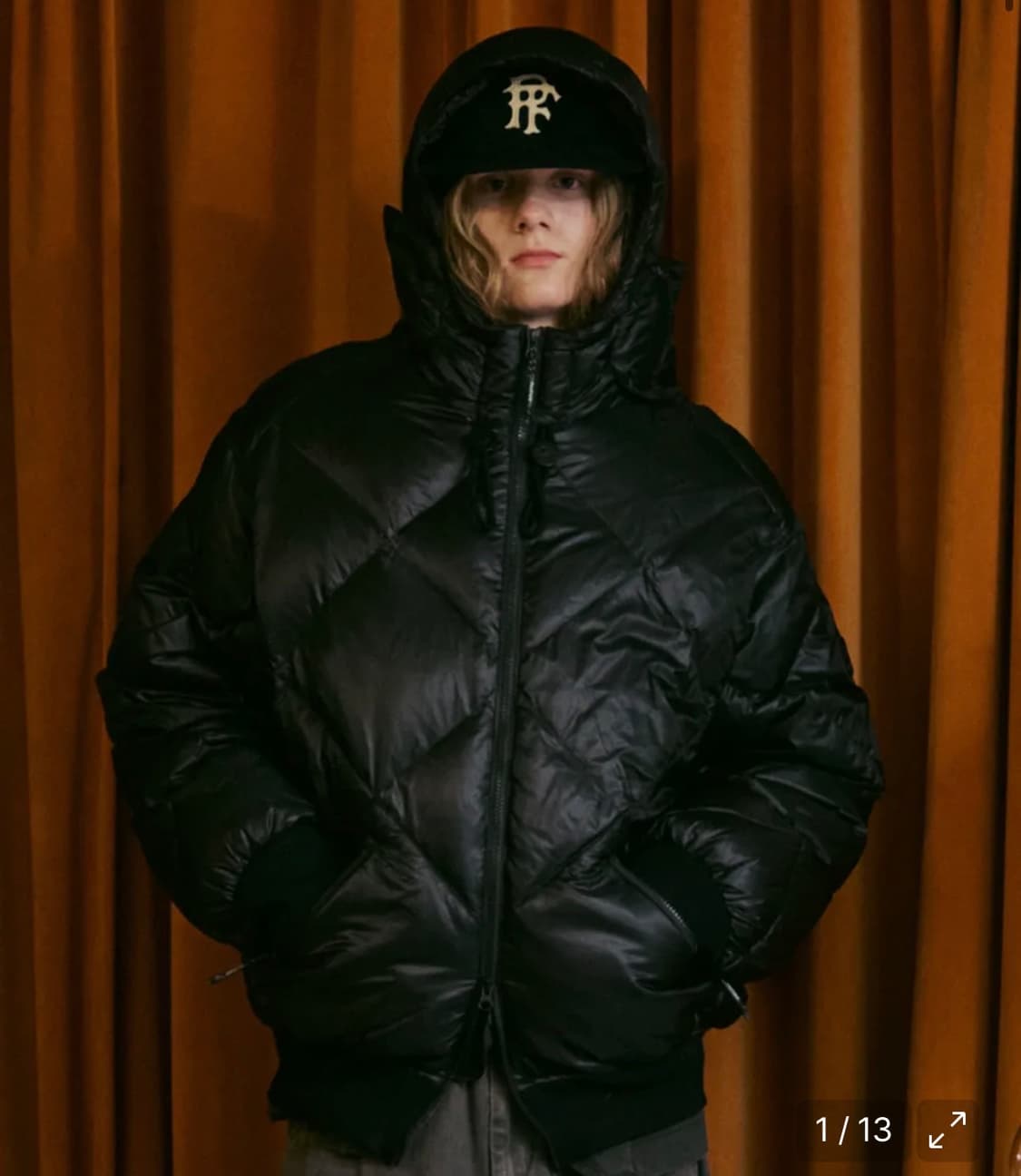 펜필드 라이엇 덕 다운 플라이트 자켓 블랙 상품이미지1
