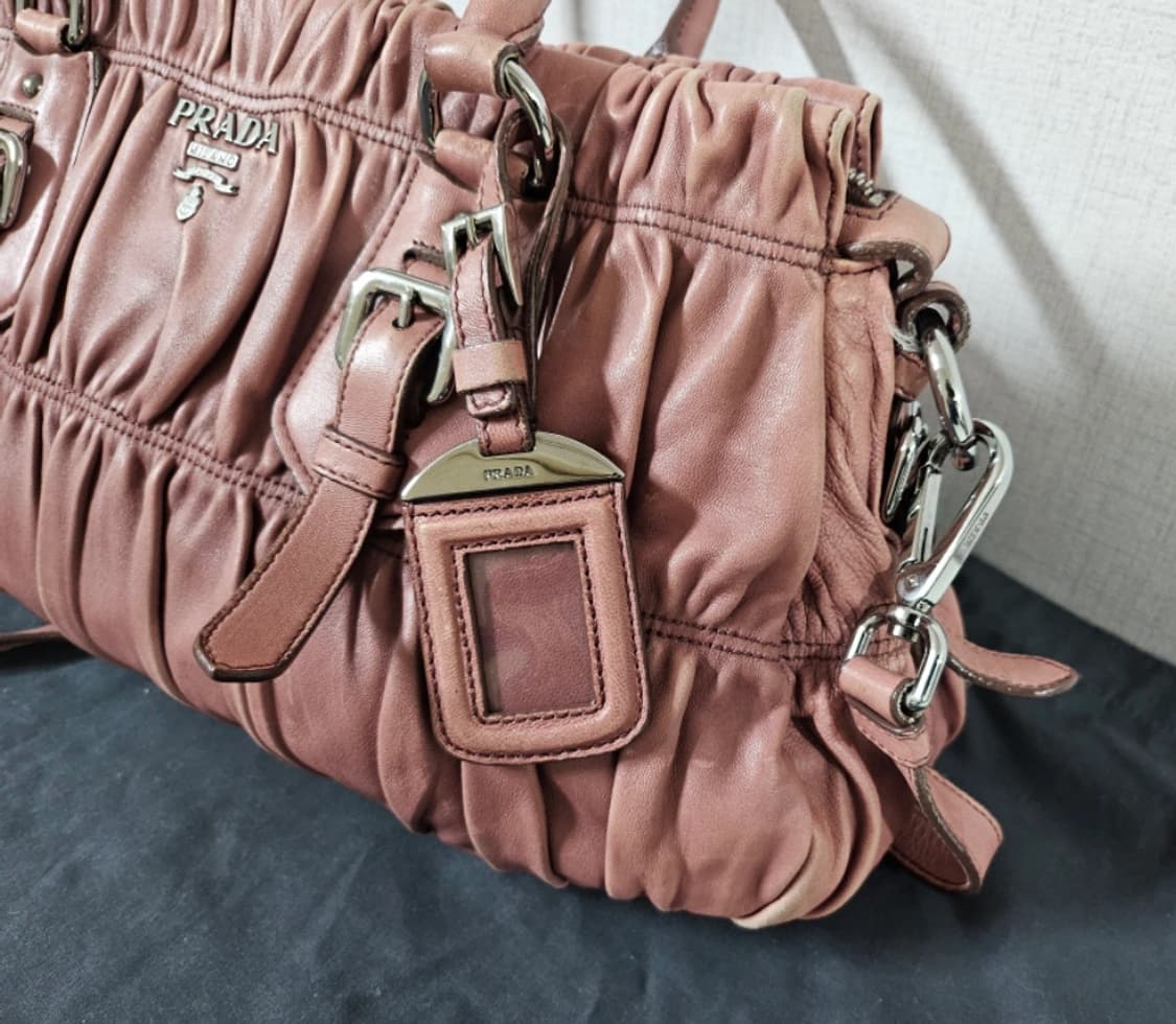 Prada Gaufre 프라다 고프레 레더백 핑크 상품이미지3