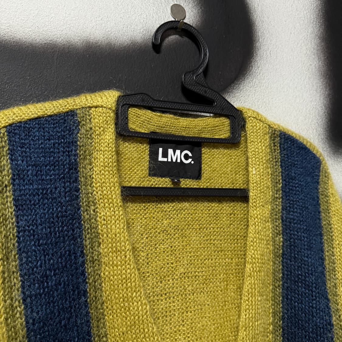 LMC 엘엠씨 울 혼방 배색 니트 가디건 상품이미지3