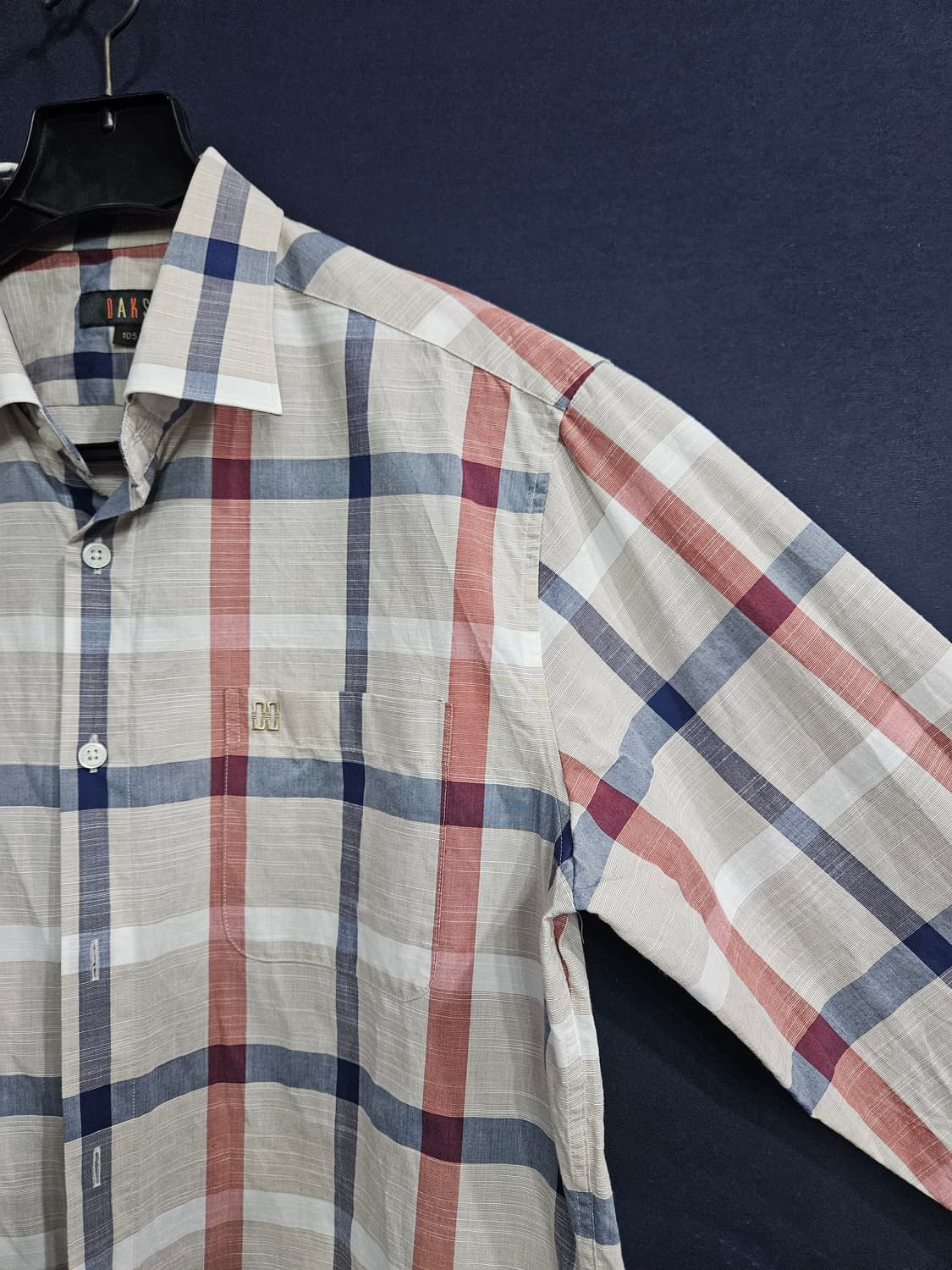 닥스 스트라이프 체크 남성 105 긴팔셔츠  상품이미지4