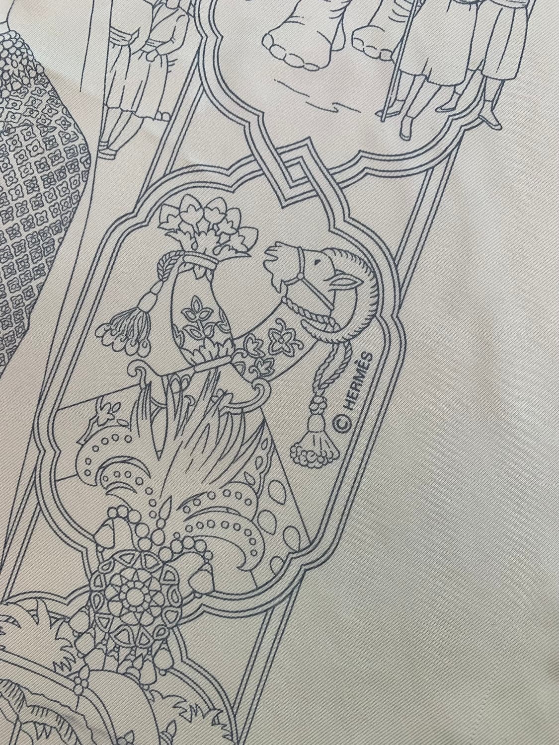 Hermes 에르메스 실크 스카프 상품이미지5