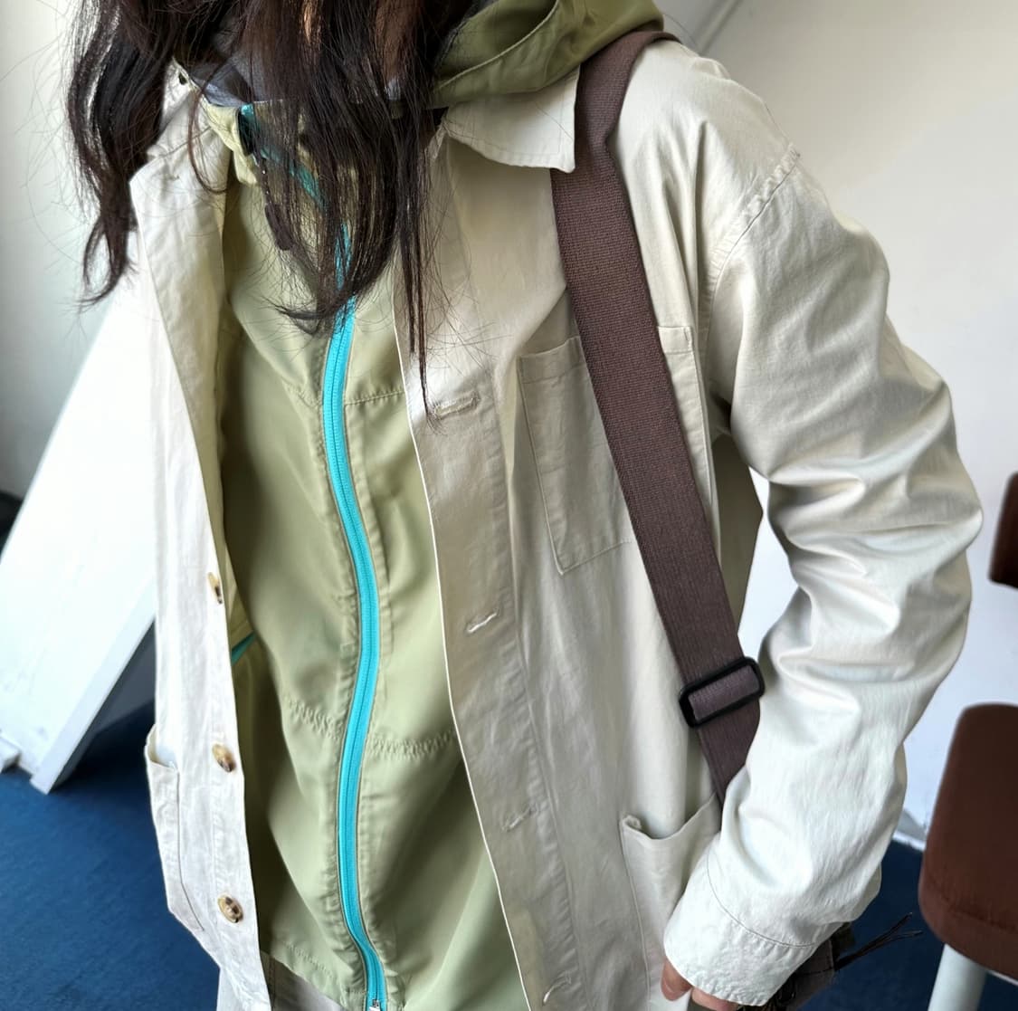 Light cotton poly utility jacket 상품이미지8