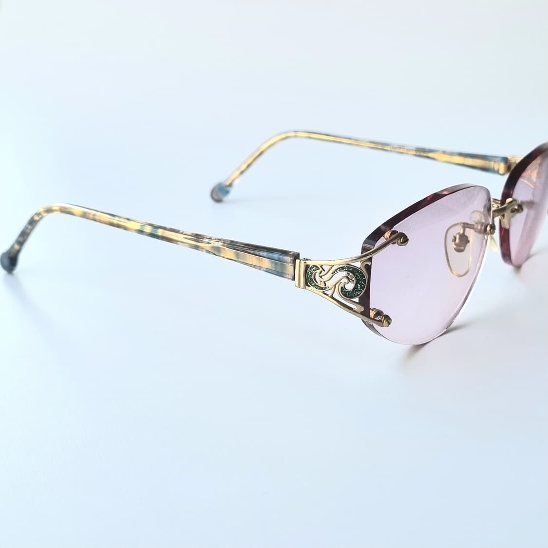 데드스탁 클래식 레트로무테 오벌쉐임 안경테577 상품이미지6