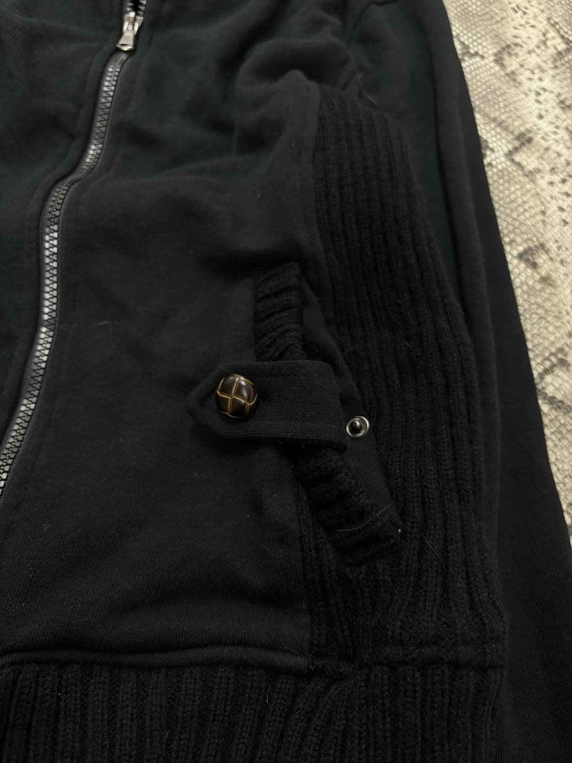“Vintage” 00’s Y2K Design Black Hooded 2 상품이미지6