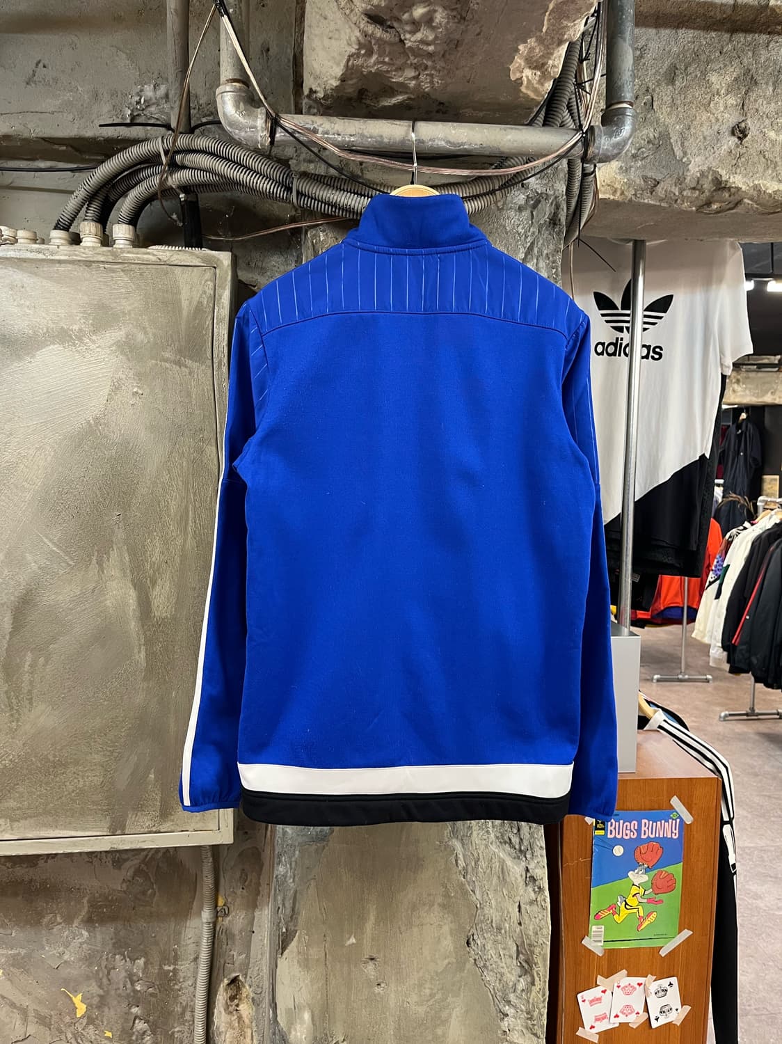 아디다스 기모 반집업 져지 블루 100 #csz2145 상품이미지2