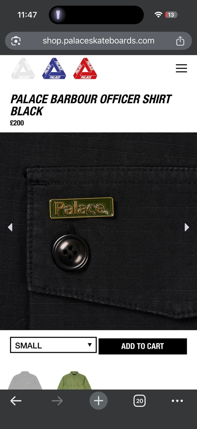 팔라스 바버 오피서 셔츠 상품이미지3