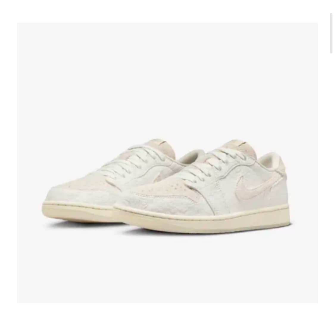 나이키 크리스폴x에어조던1 로우 OG CP 상품이미지1