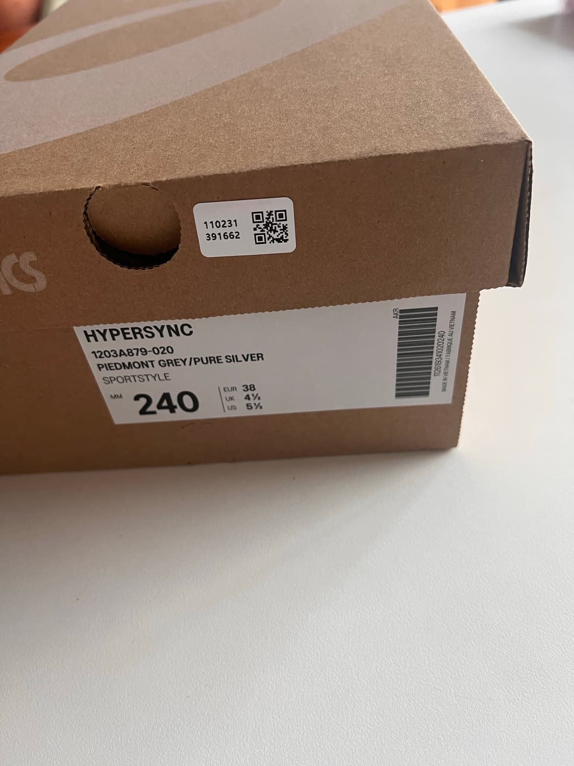 아식스 하이퍼싱크 그레이 퓨어 실버 상품이미지9