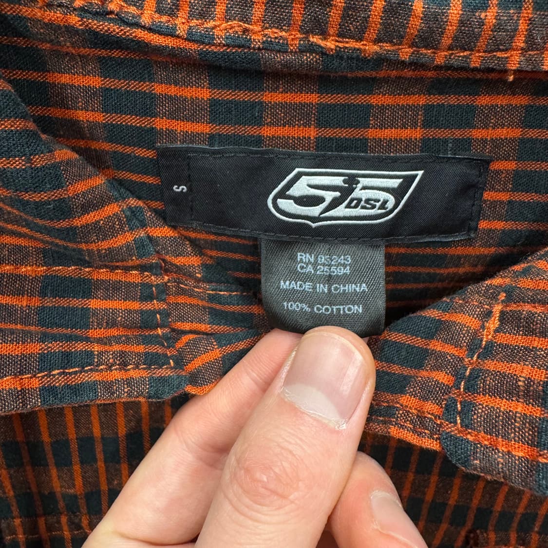 디젤 55dsl 체크 후드 워크 셔츠 전면 투포켓 포인트 브라운 상품이미지7