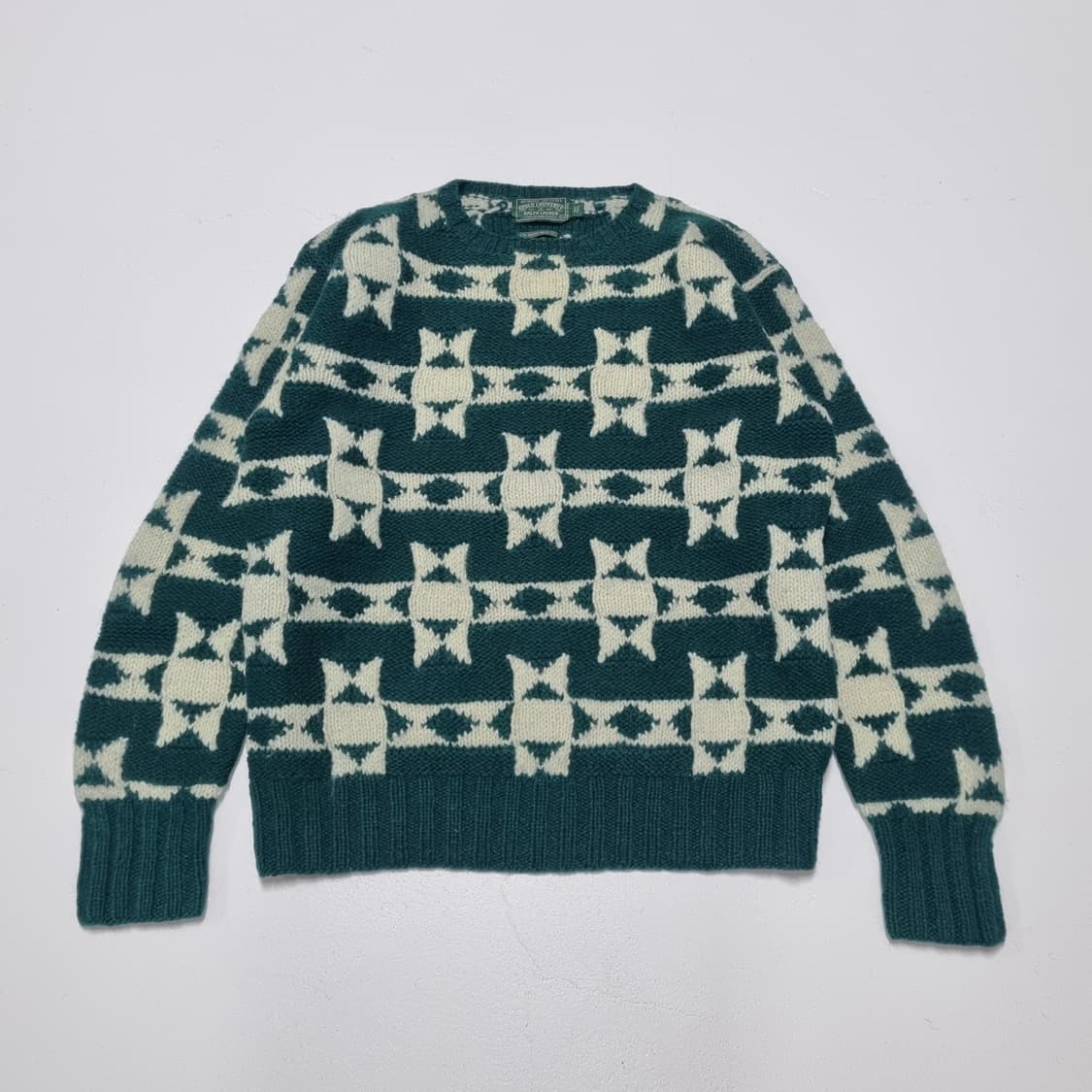90S 폴로 컨트리 네이티브 아메리칸 스웨터 - L 상품이미지1
