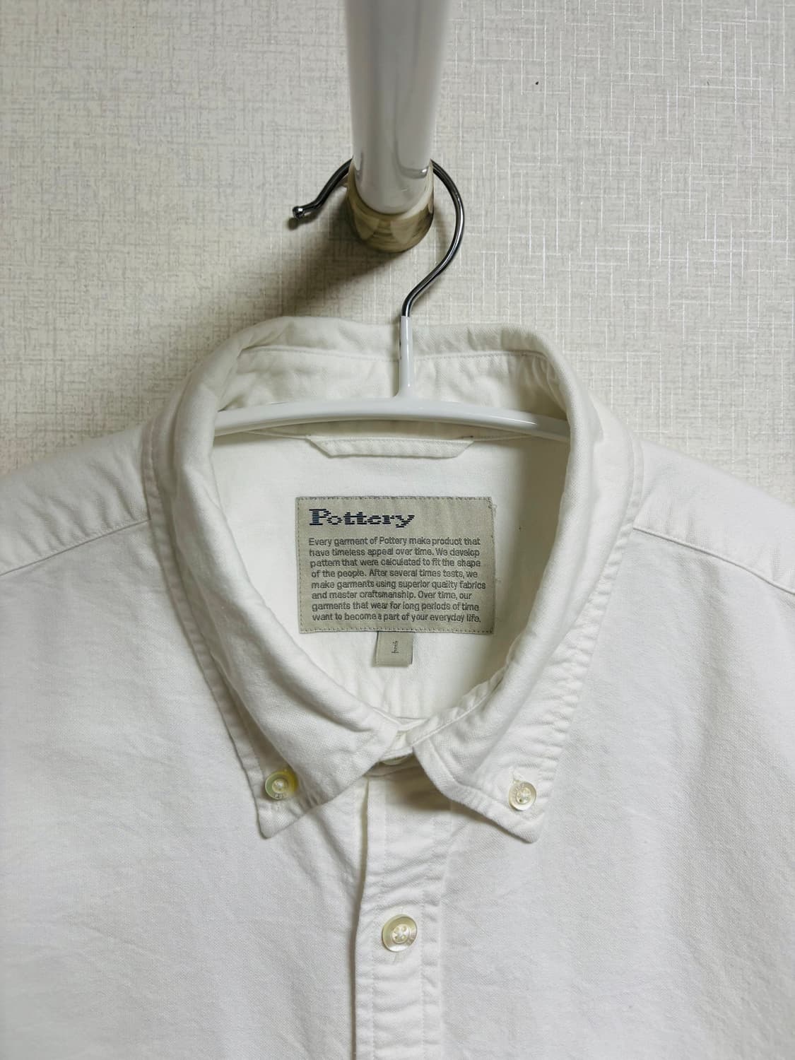 포터리 Pottery 버튼다운 옥스포드 셔츠 상품이미지2