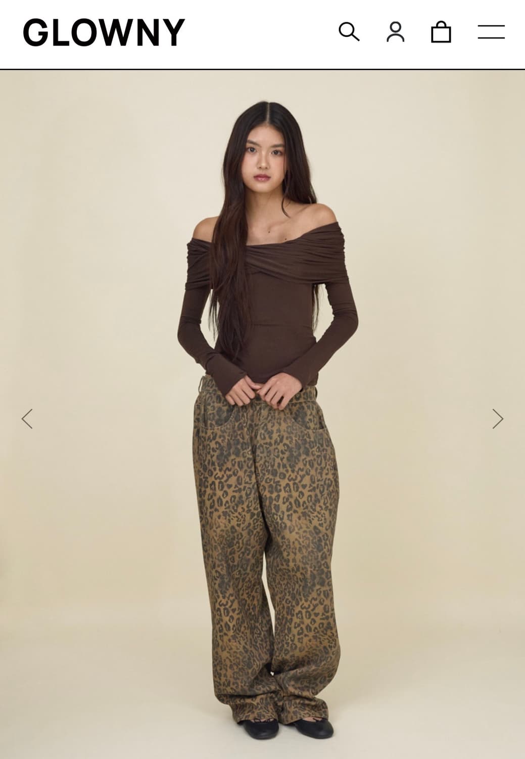 글로니 레오파드 팬츠 상품이미지1