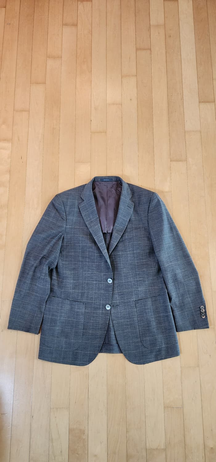 니나리찌 체크 자켓 L 상품이미지4