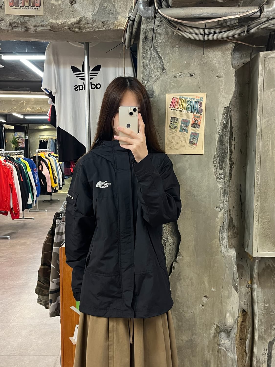 노스페이스 바람막이 블랙 85 #csz969 상품이미지2