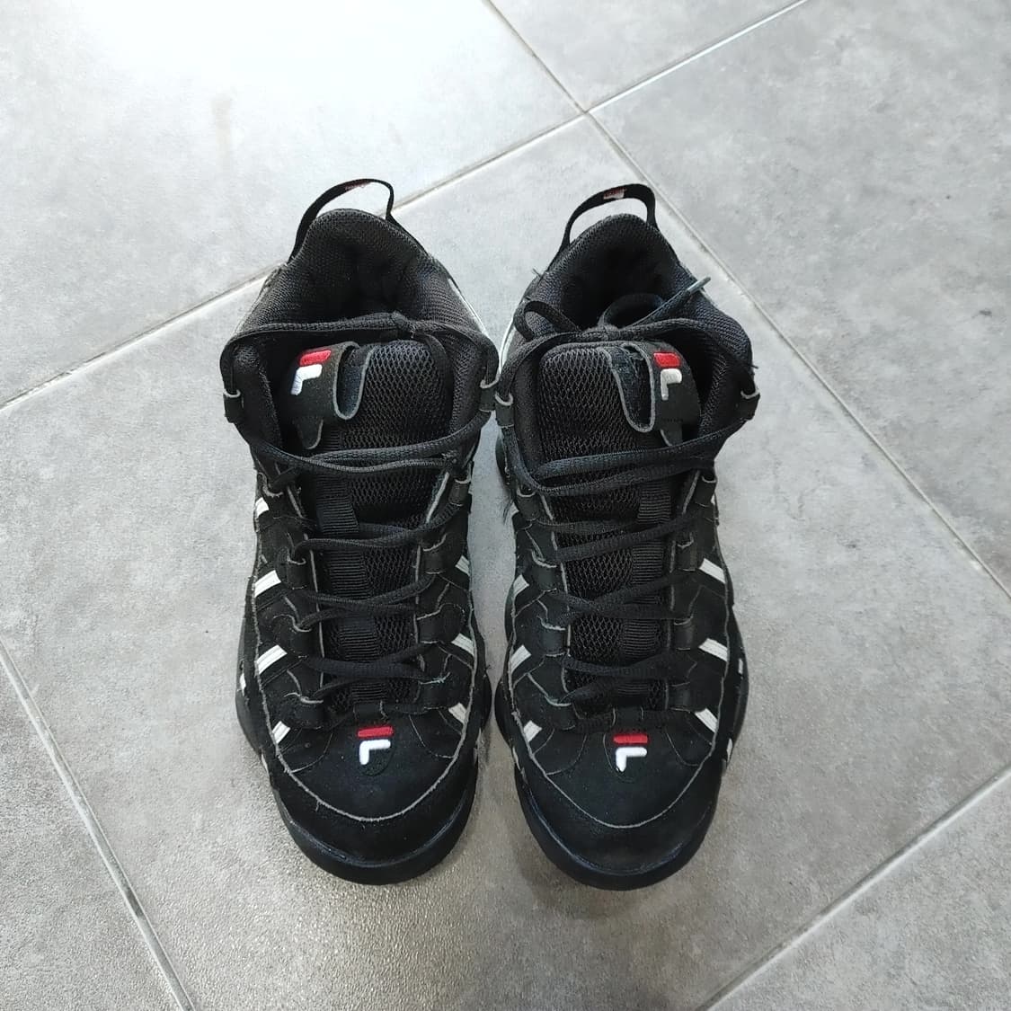 250 휠라 남성 블랙 빈티지 스파게티 운동화 상품이미지2