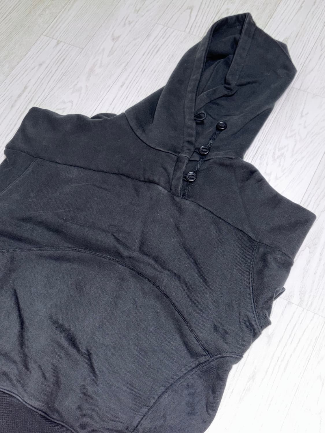 혜인서 버튼후드 블랙2 상품이미지2