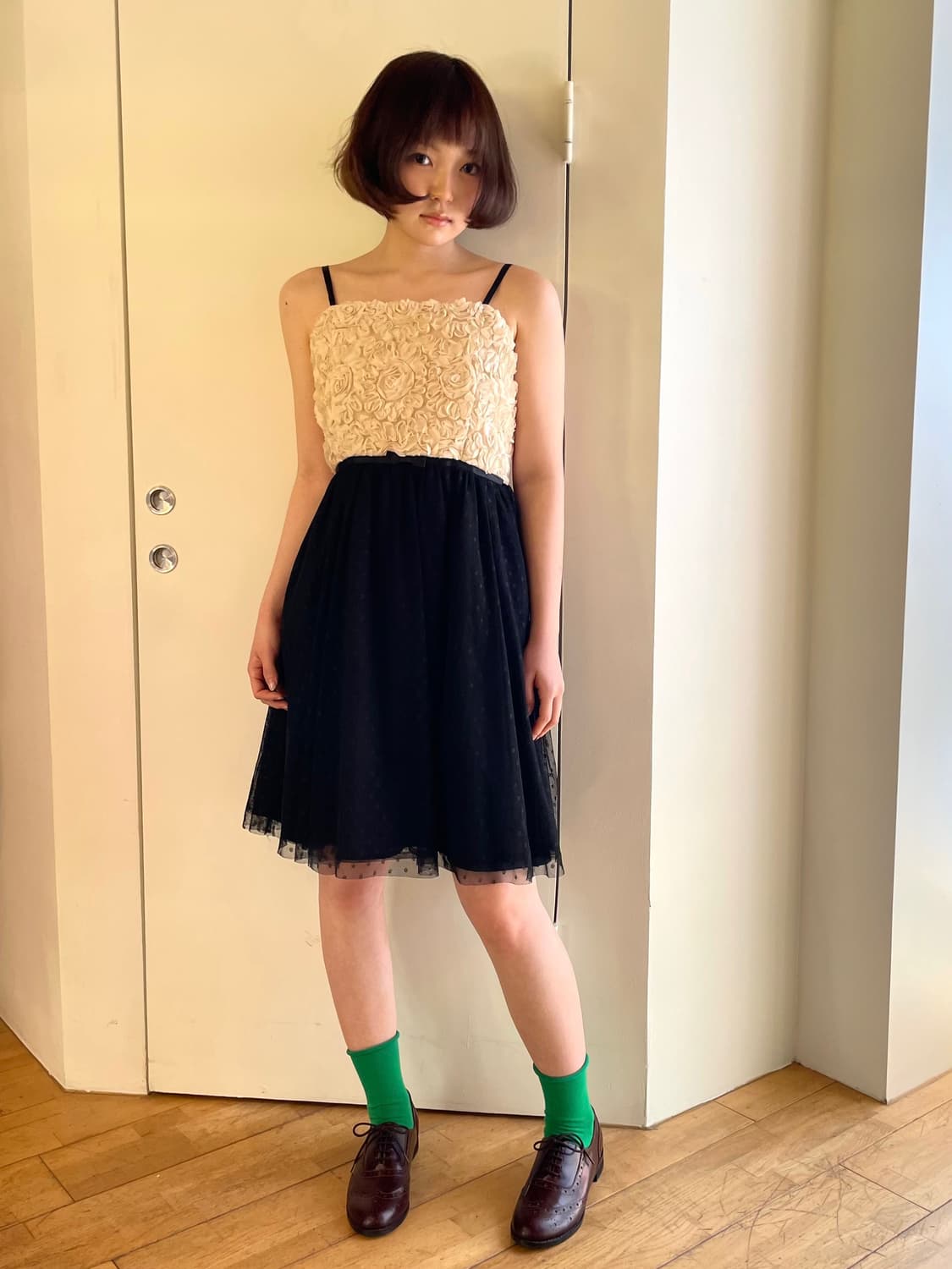 flower dot dress 상품이미지1
