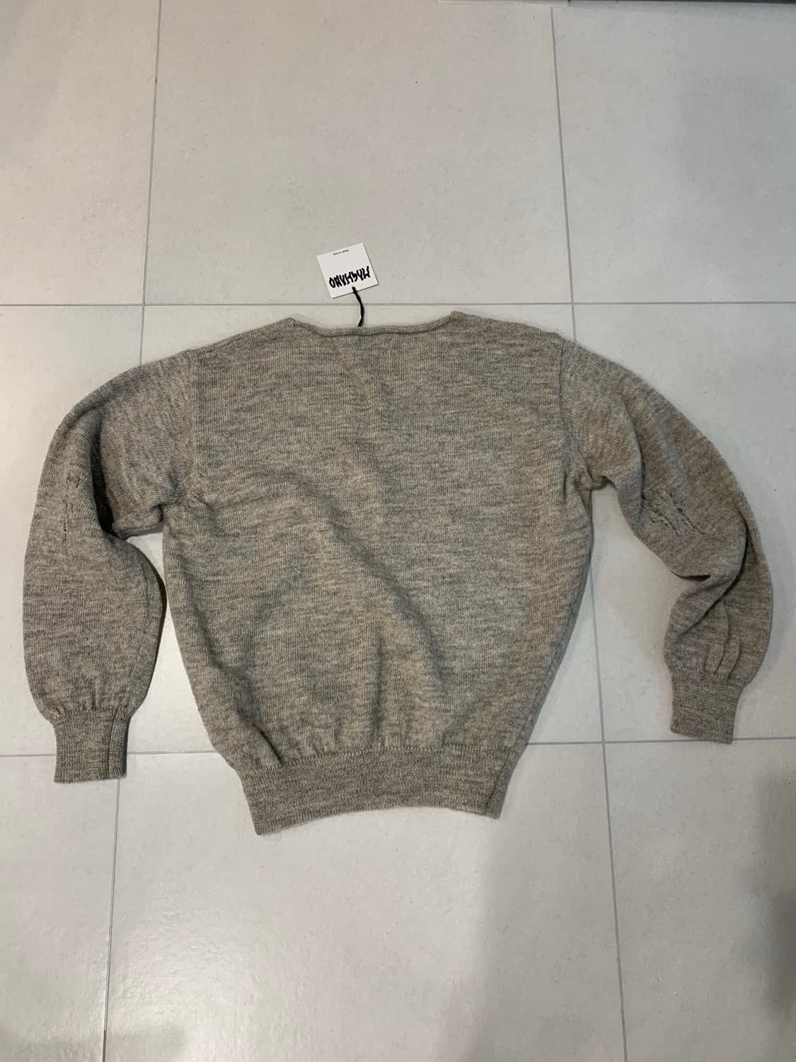 마리아노 트위스트 울 데미지 니트 상품이미지5