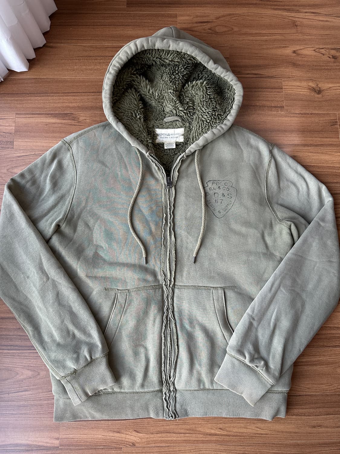 데님앤서플라이 랄프로렌 후드집업 M 상품이미지1