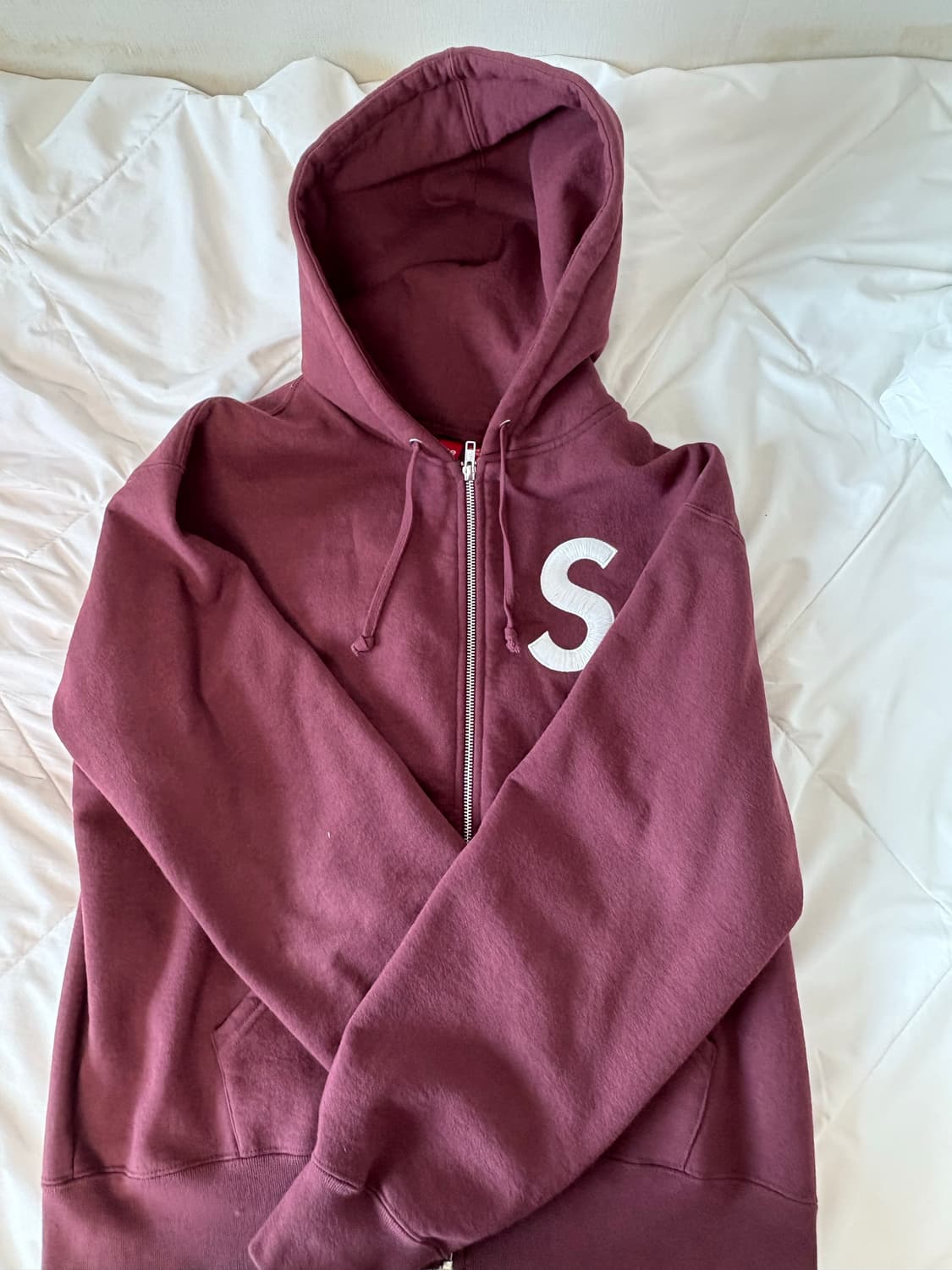 슈프림 s로고 후드집업 상품이미지2