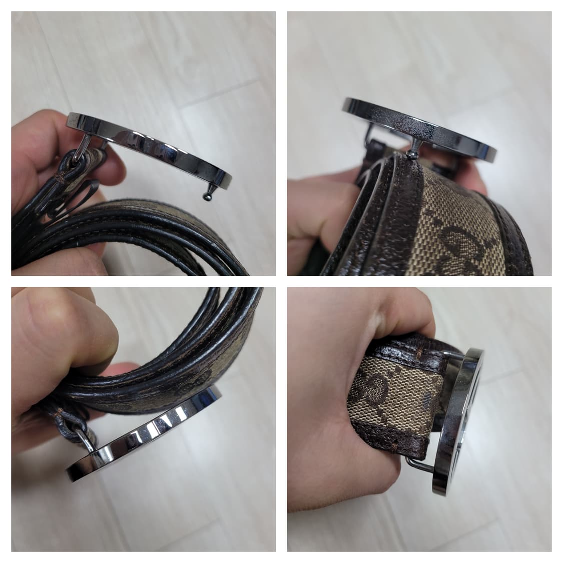 정품 구찌 GG 로고 벨트 100/40 상품이미지7