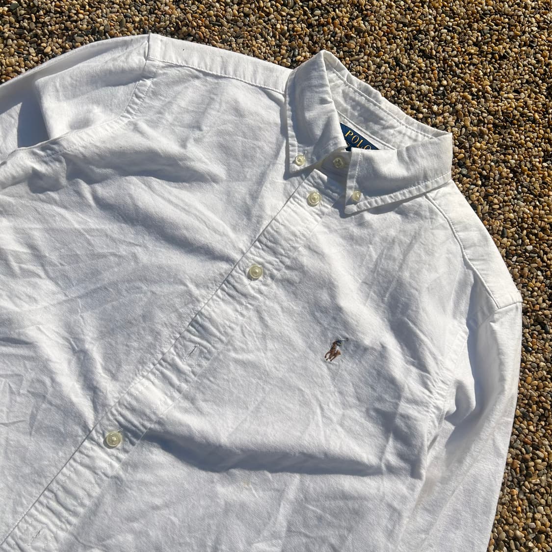 폴로 랄프로렌 옥스퍼드 화이트 셔츠  상품이미지3