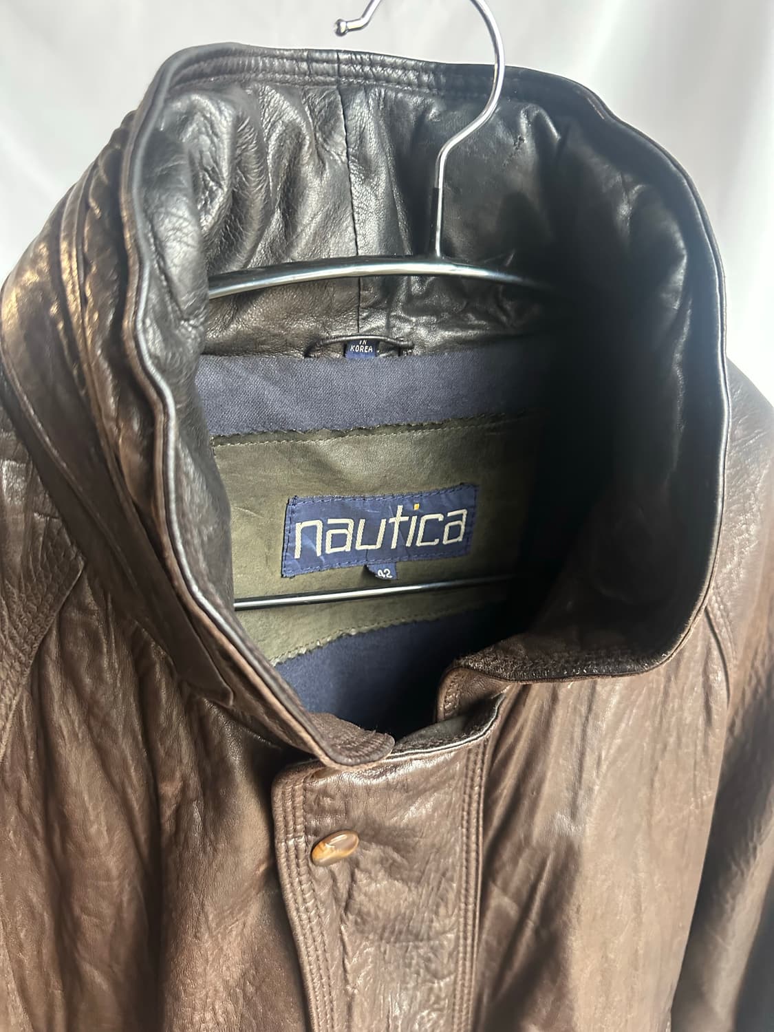 노티카 레더 자켓 상품이미지2