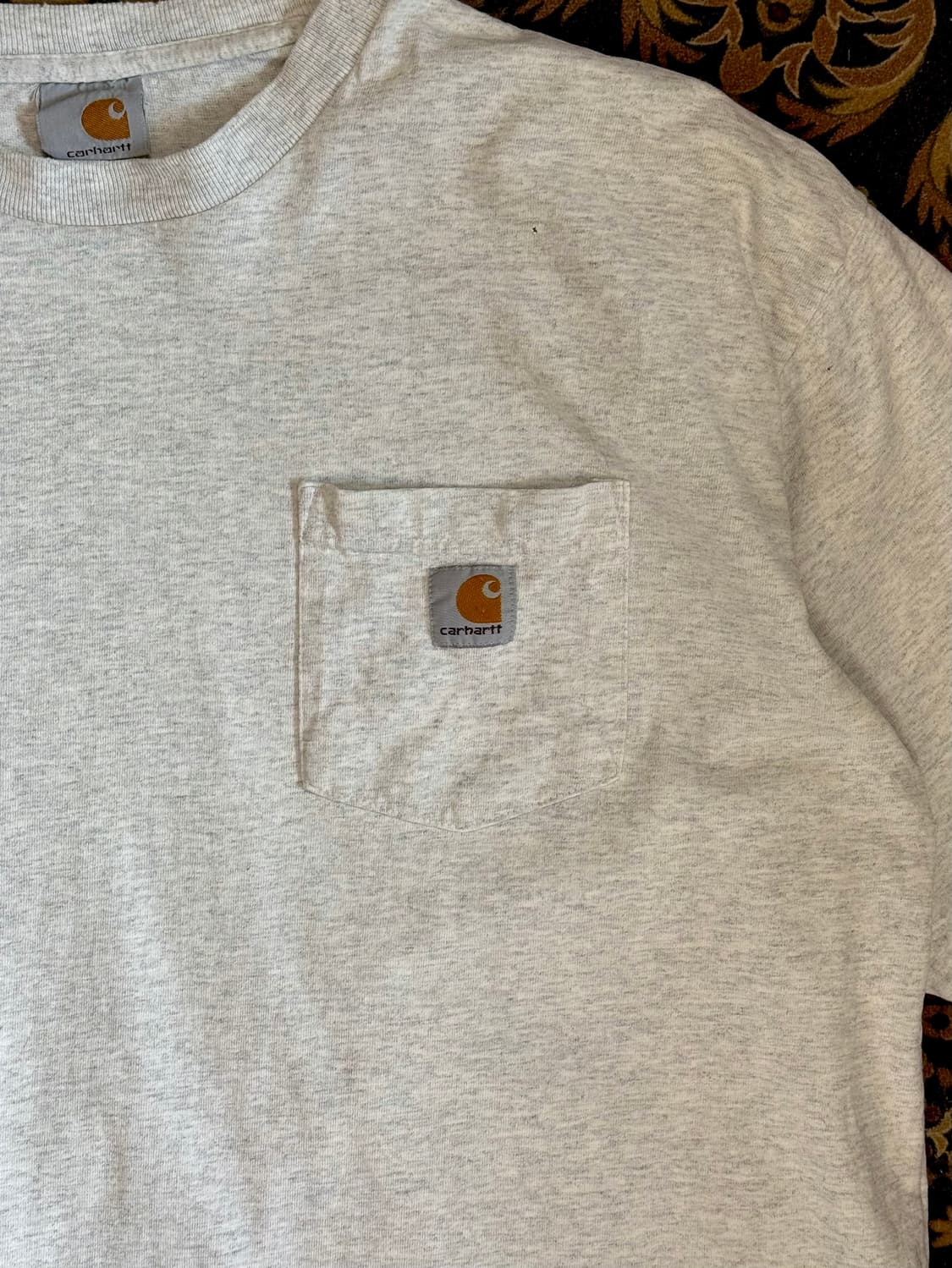 90-00s 빈티지 칼하트 직조라벨 포켓티셔츠 상품이미지2