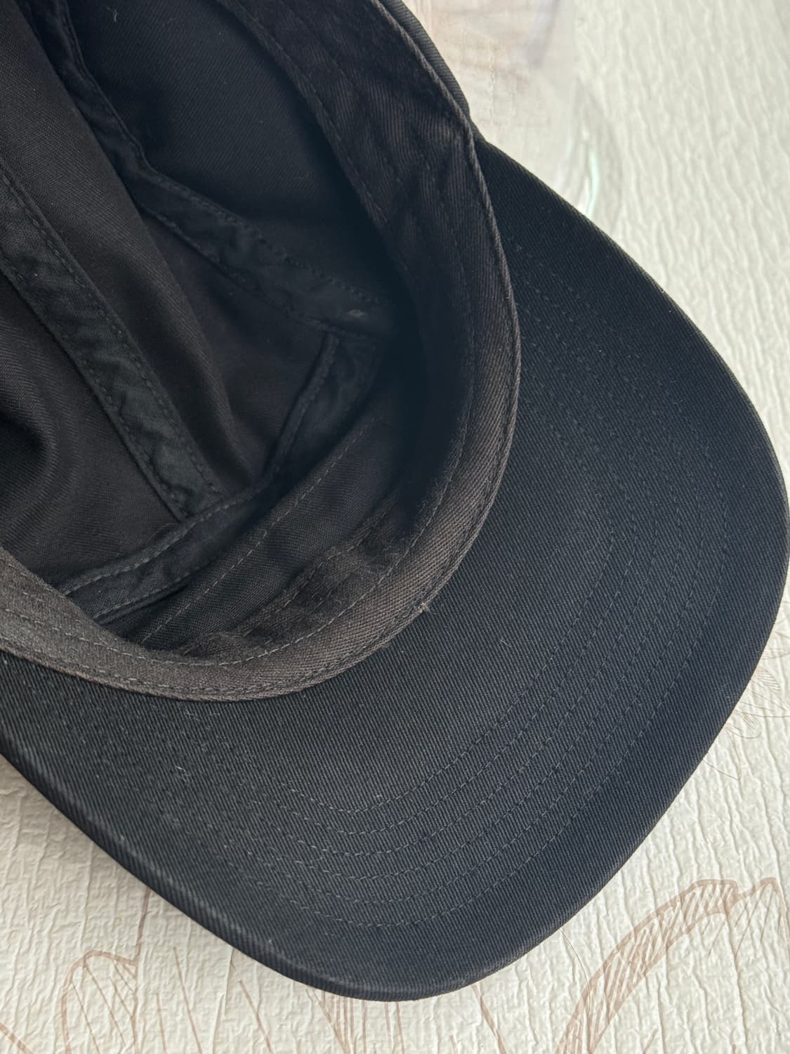 슈프림 워시드 치노 캠프캡 블랙 상품이미지3
