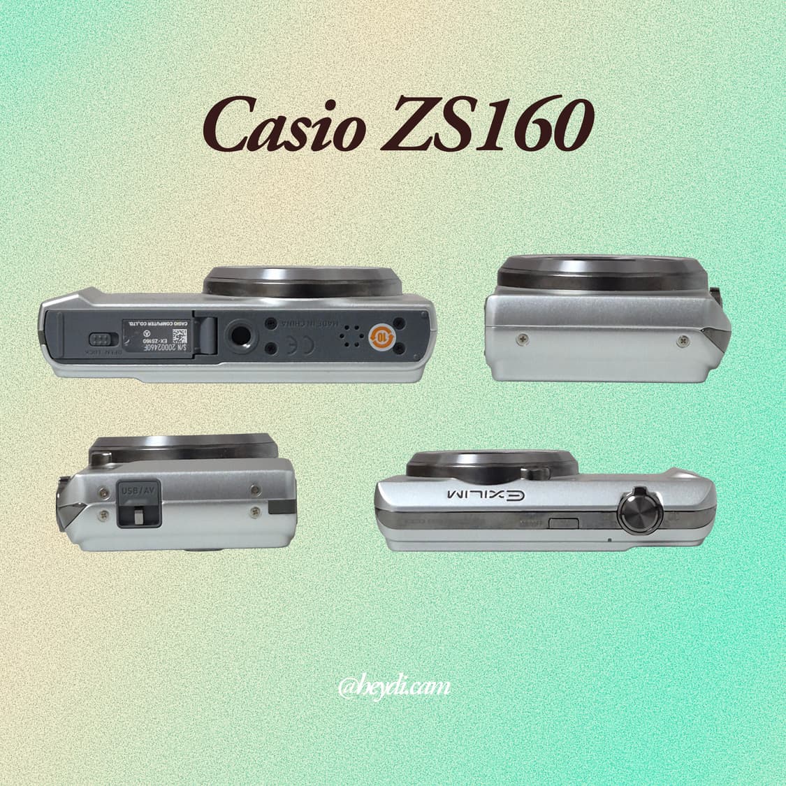 (입문용 1등) 카시오 EX-ZS160 실버(Casio EX-ZS160) 상품이미지3