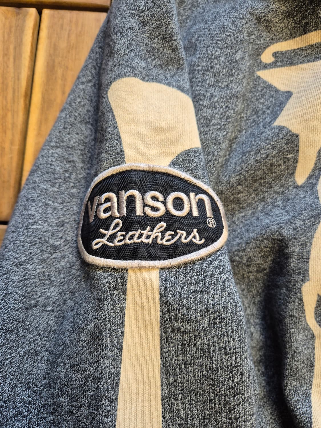 Vanson 밴슨 본 스켈레톤 레어이드 후드집업 상품이미지2