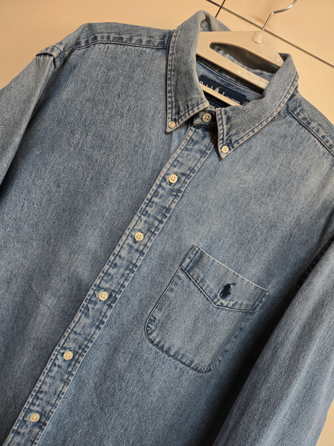 폴로 랄프로렌 데님 빅셔츠(XL사이즈) 상품이미지1